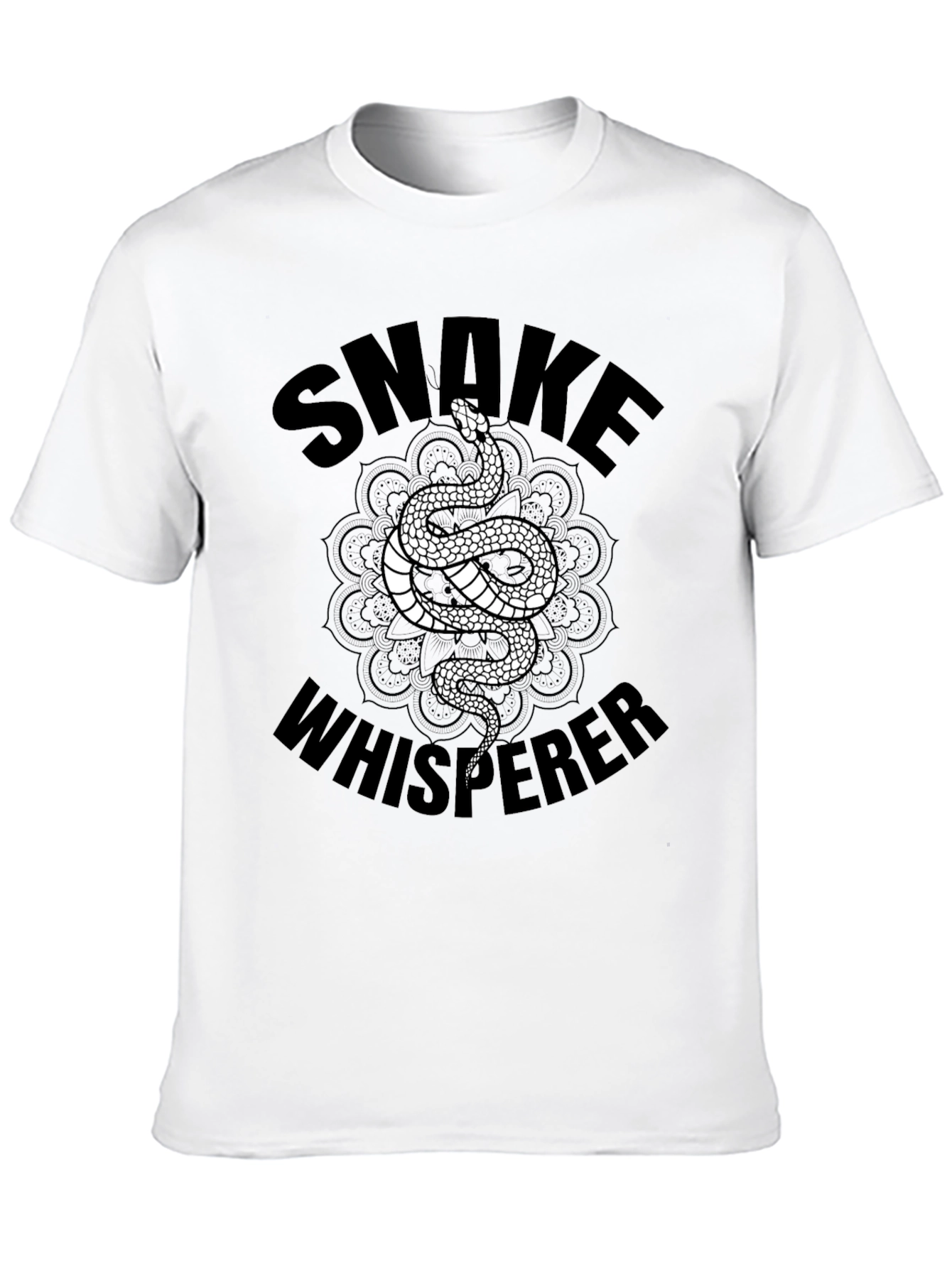 Snake Whisperer Graphic Tee - Mens Black T-Shirt