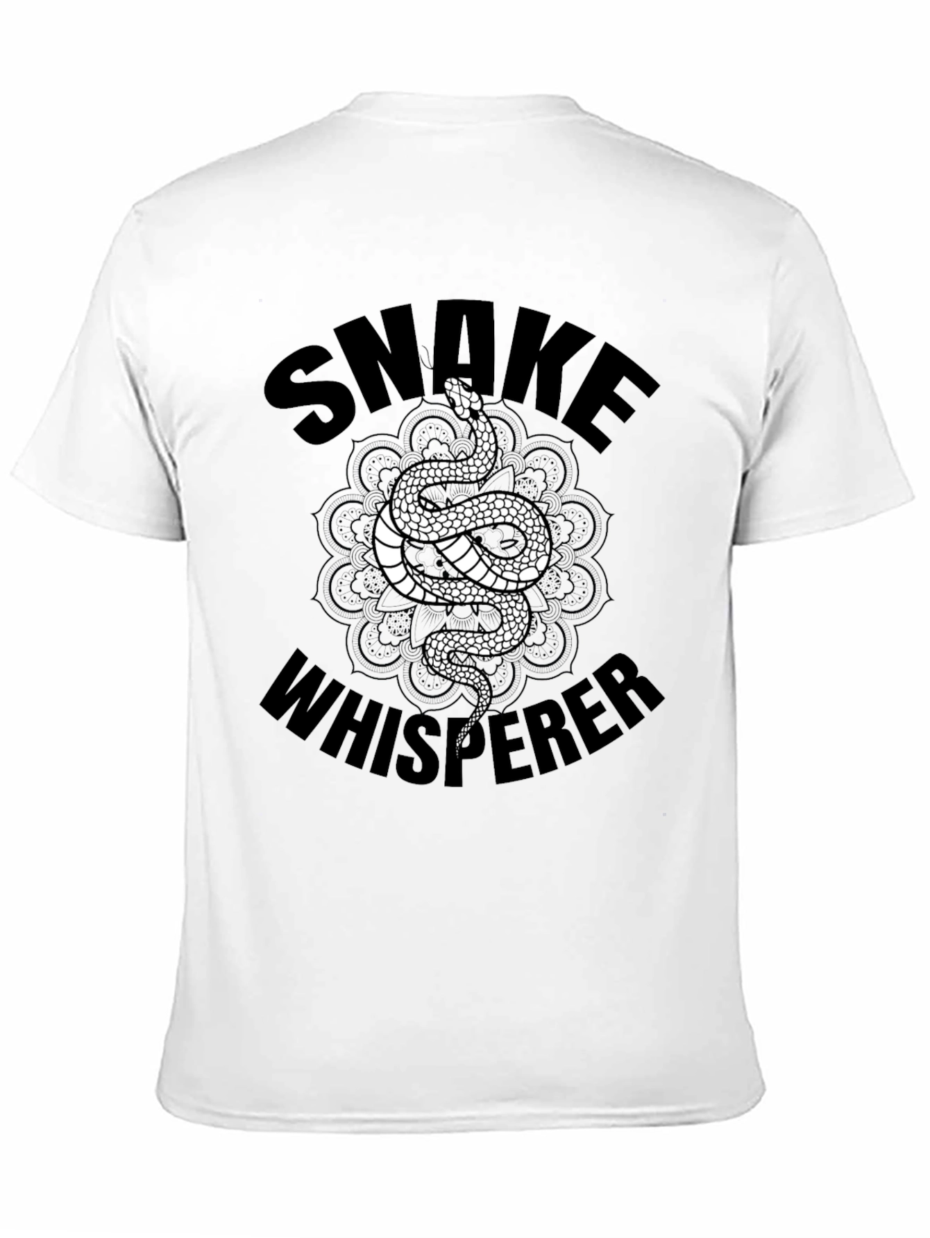 Snake Whisperer Graphic Tee - Mens Black T-Shirt