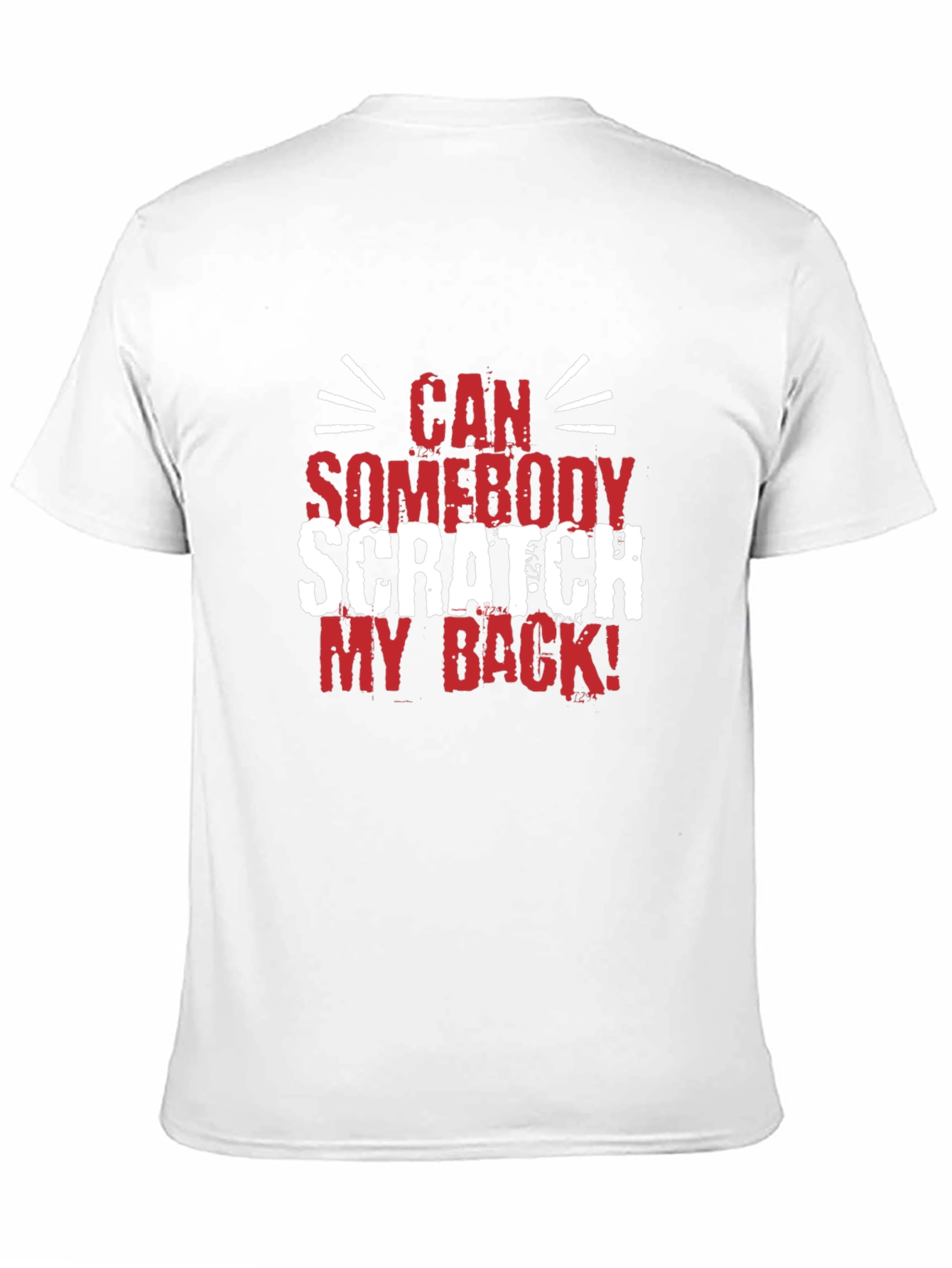 Scratch My Back Graphic Tee - Funny Mens T-Shirt