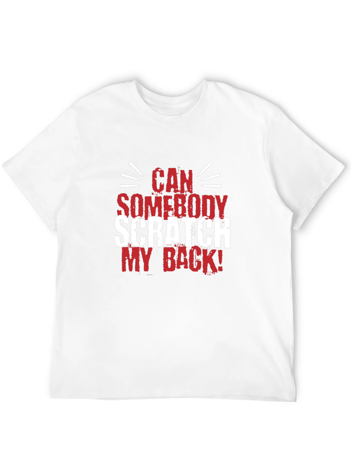Scratch My Back Graphic Tee - Funny Mens T-Shirt