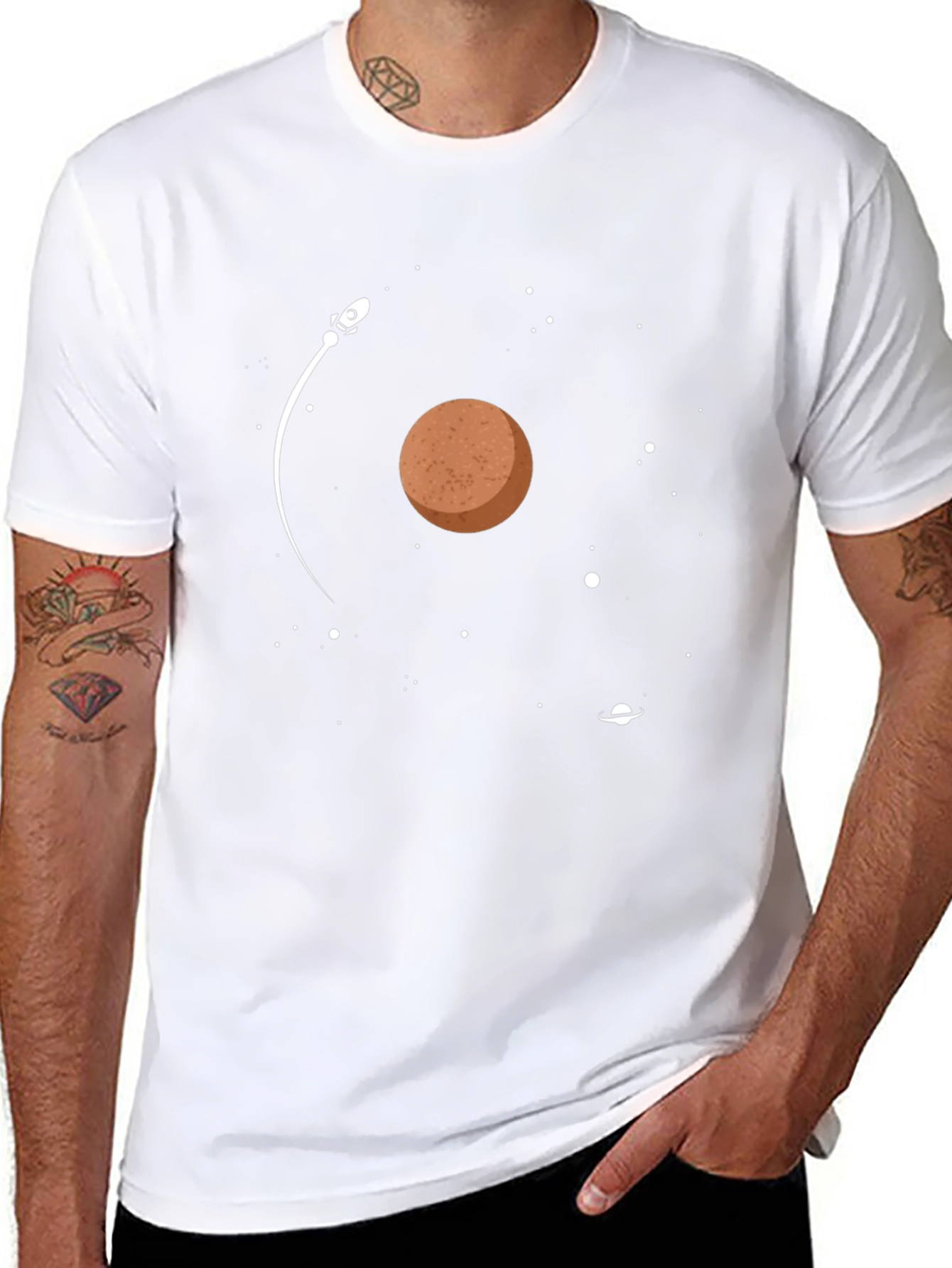 Space Explorer T-Shirt - Rocket Mars UFO