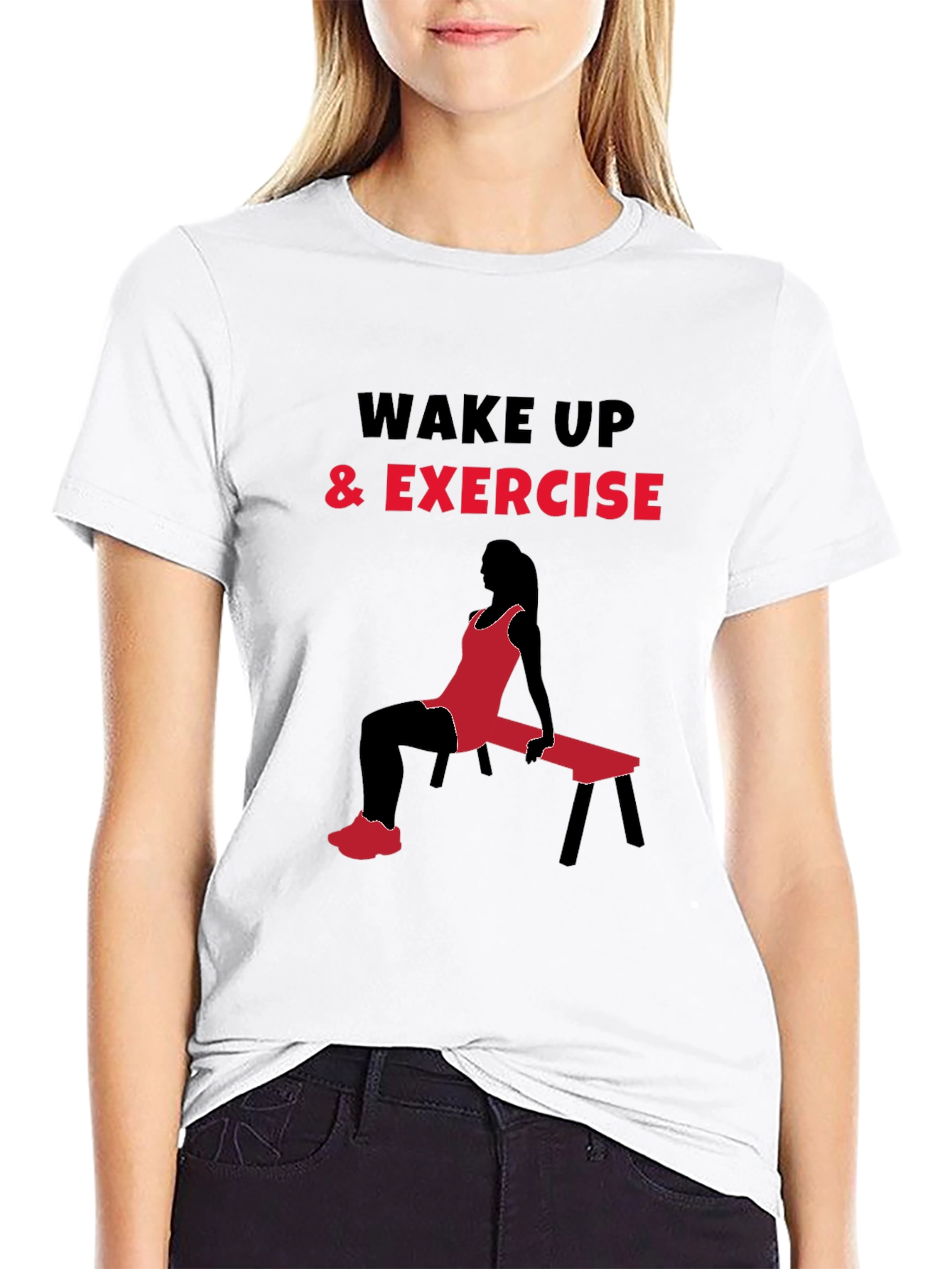 Wake Up & Exercise Graphic T-Shirt