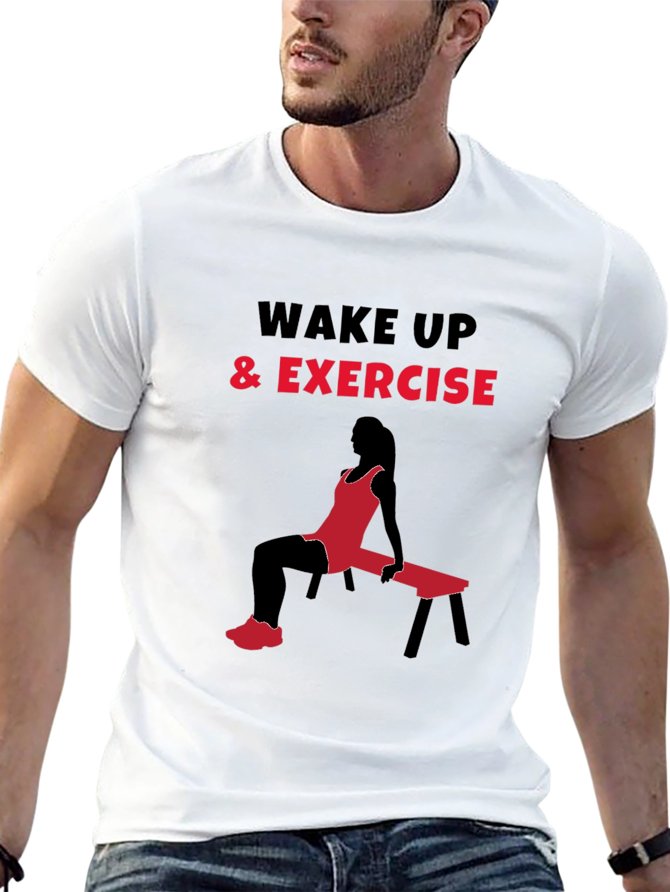 Wake Up & Exercise Graphic T-Shirt