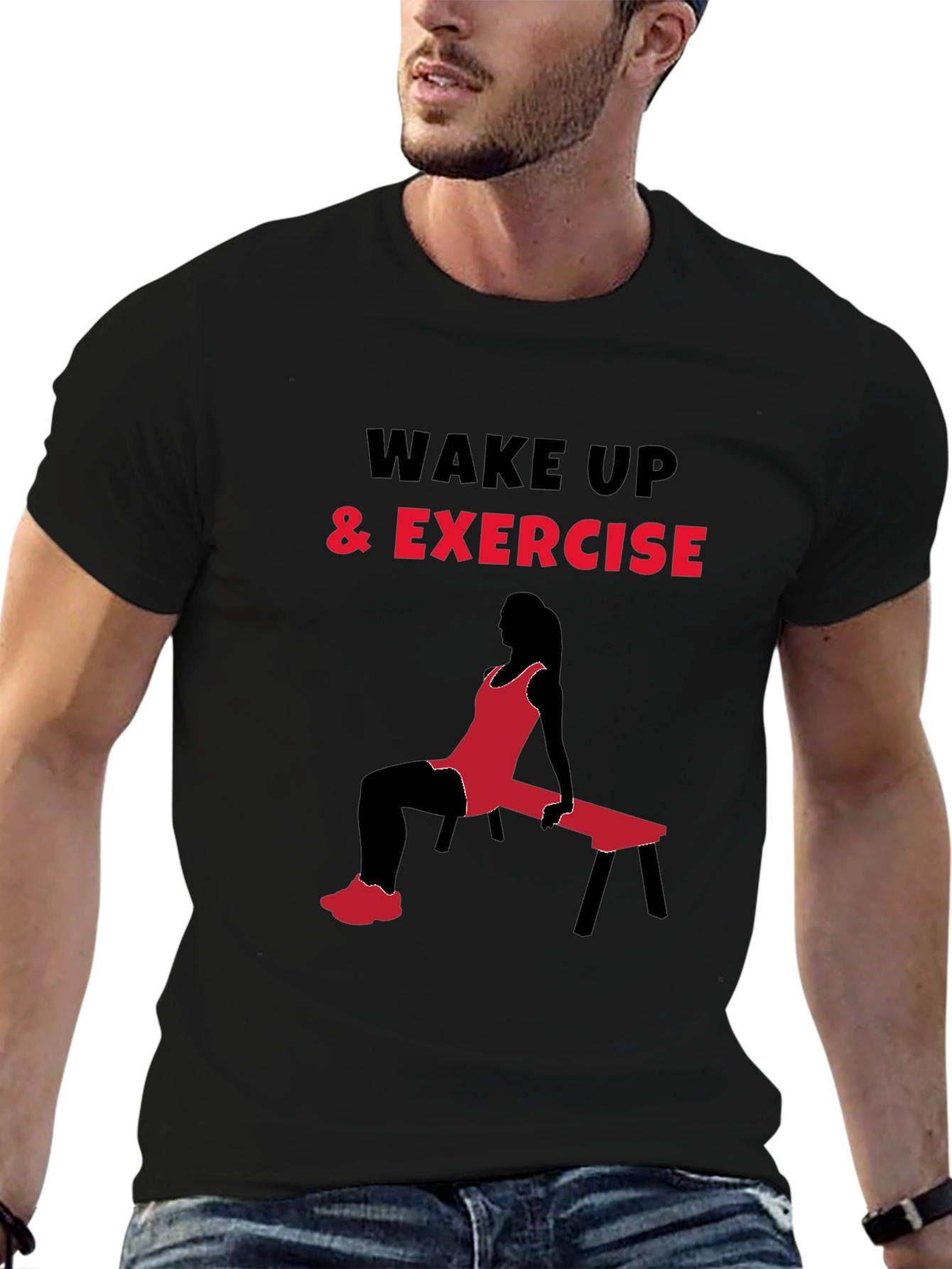 Wake Up & Exercise Graphic T-Shirt