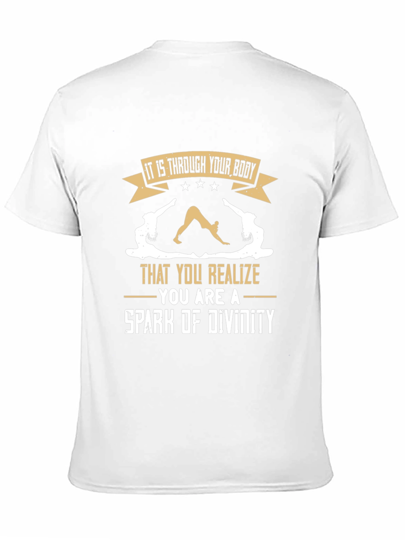 Yoga Inspired T-Shirt: Spark of Divinity