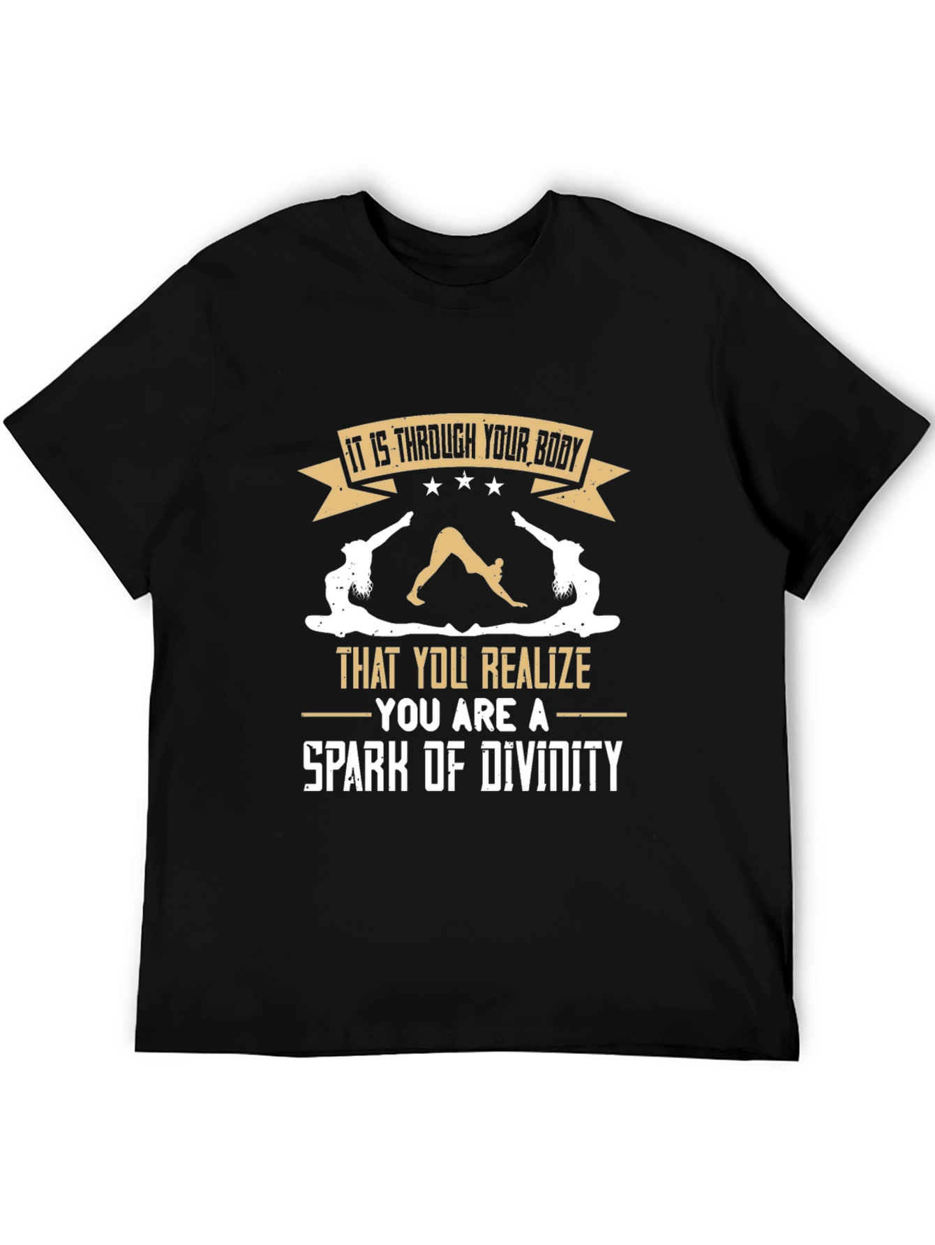 Yoga Inspired T-Shirt: Spark of Divinity