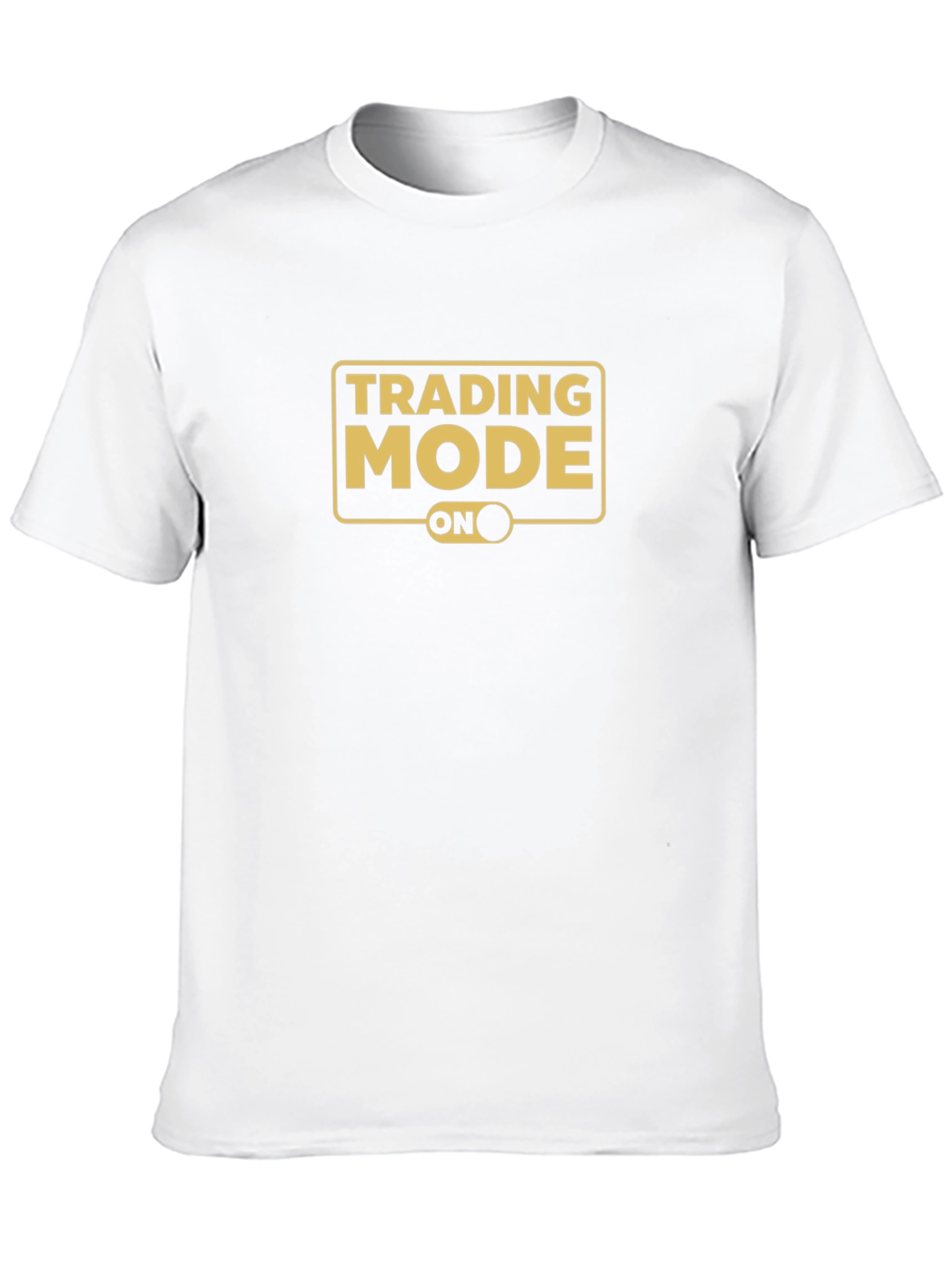 Trading Mode ON T-Shirt - Black Graphic Tee