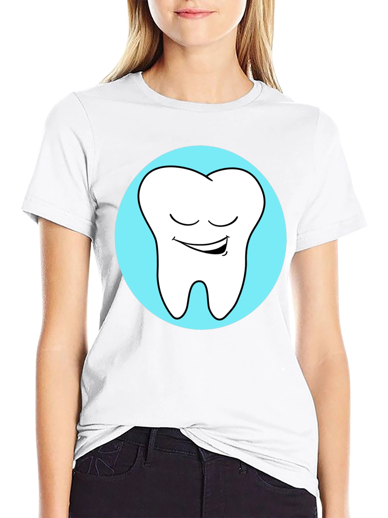 Smiling Tooth Graphic Tee - Dentist Humor
