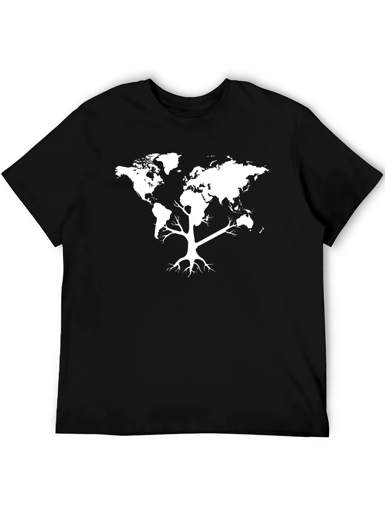 World Map Tree T-Shirt - Global Roots