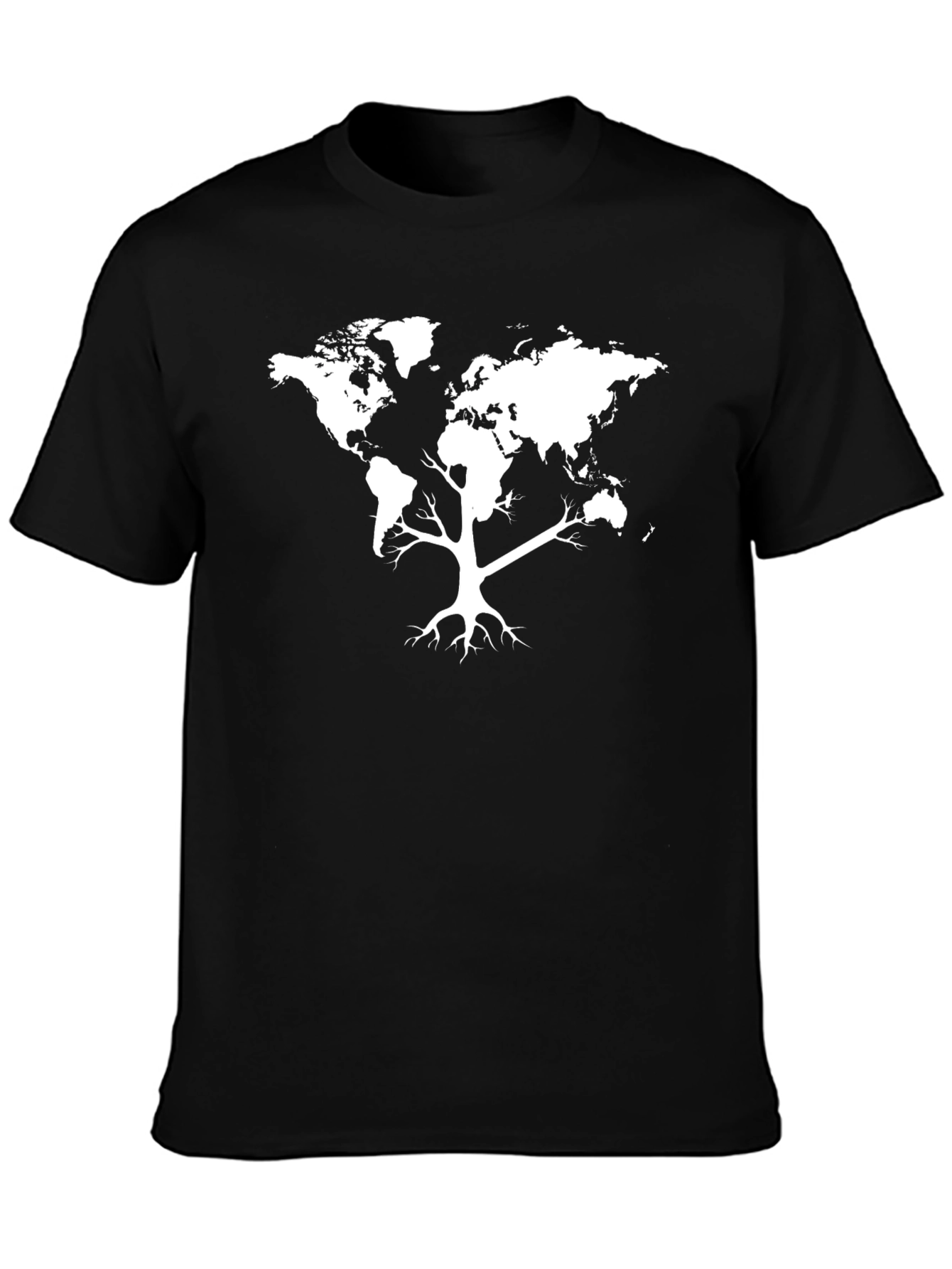 World Map Tree T-Shirt - Global Roots