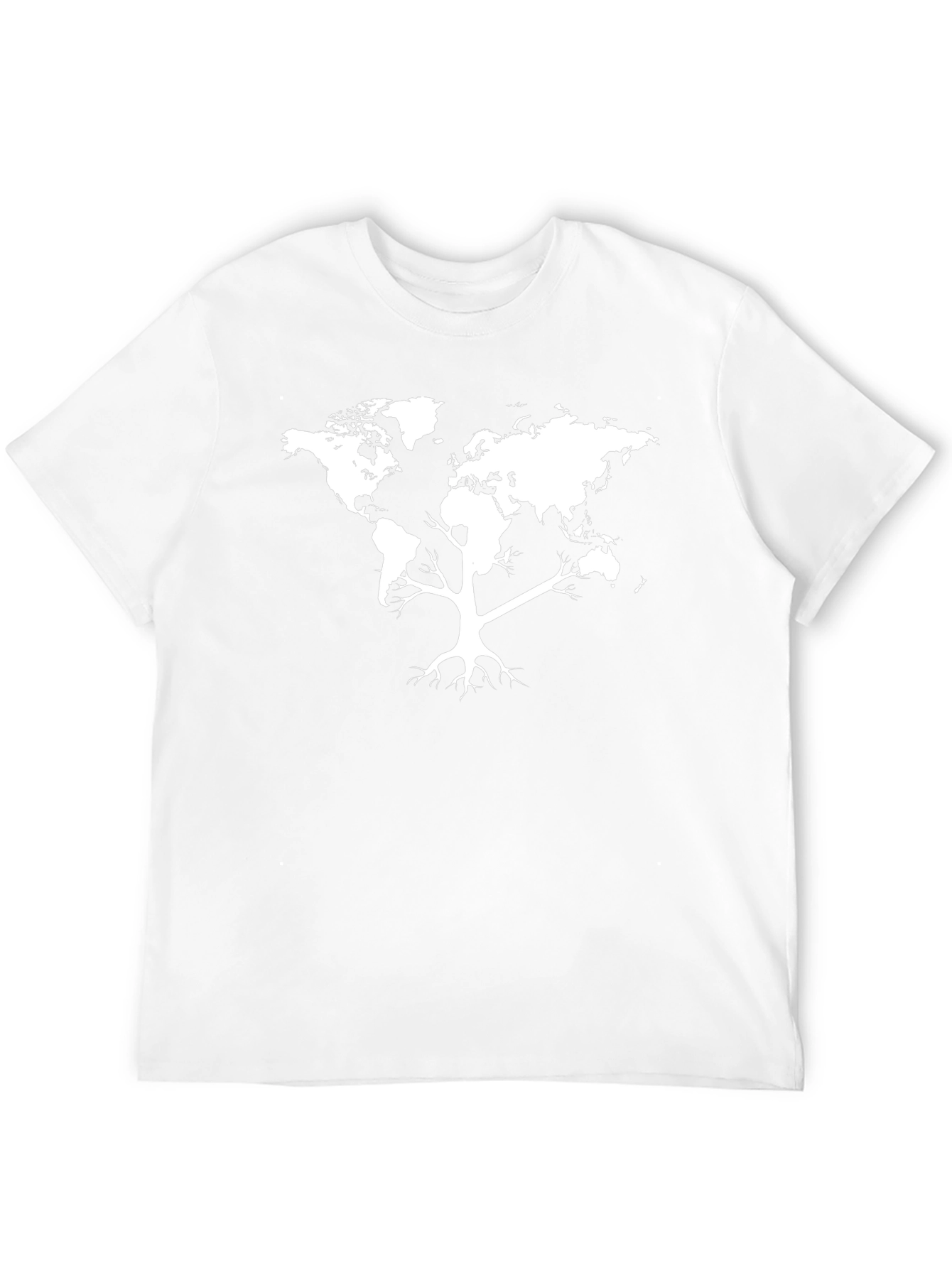 World Map Tree T-Shirt - Global Roots