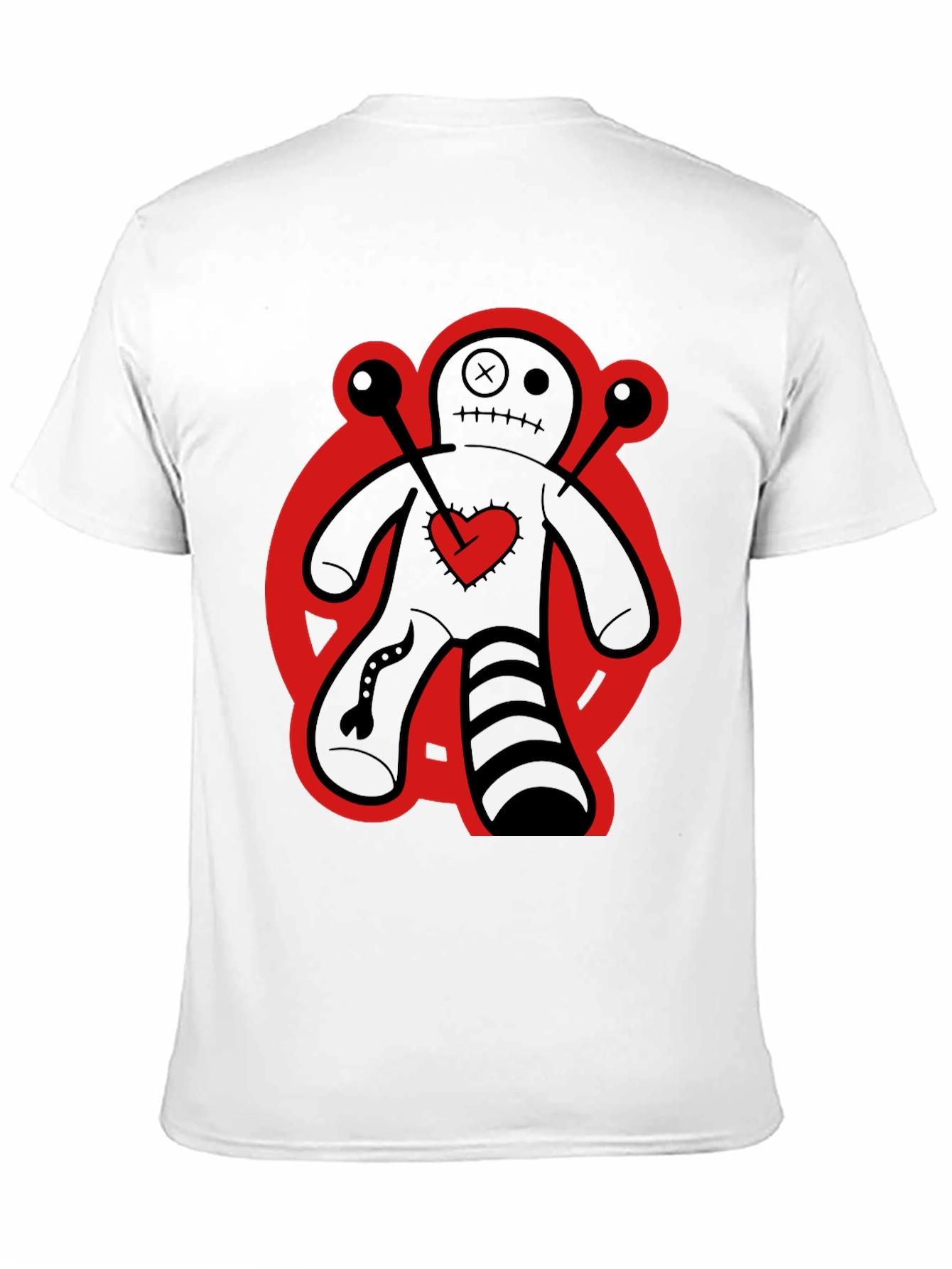 Voodoo Doll Graphic Tee - Black