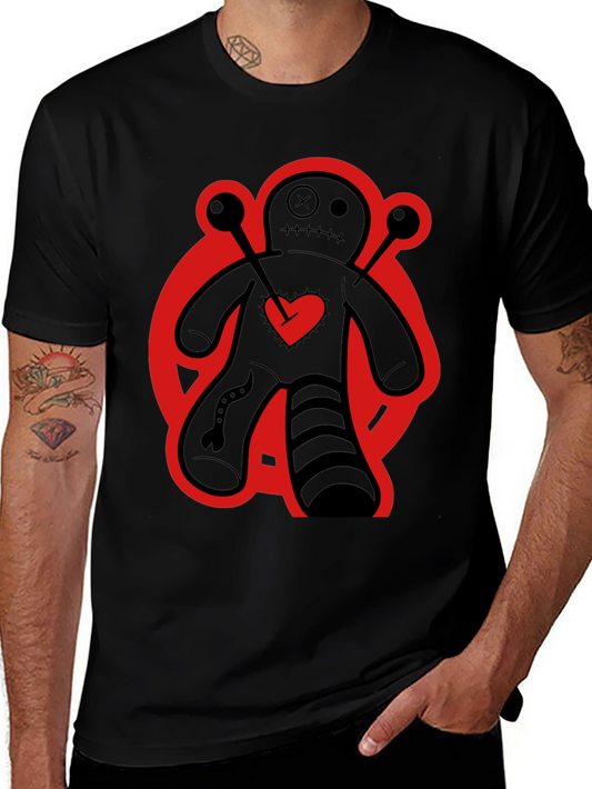 Voodoo Doll Graphic Tee - Black