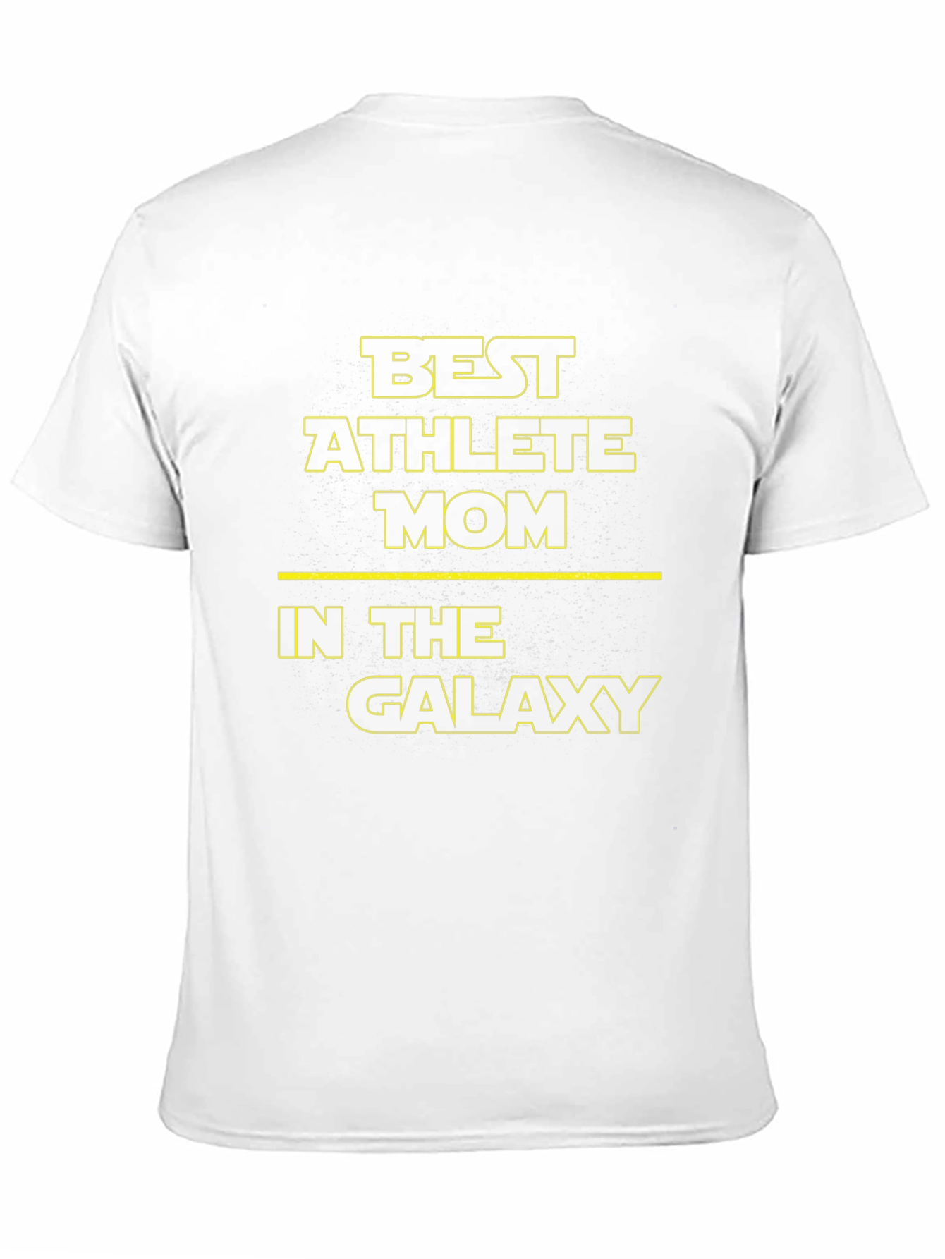 Best Athlete Mom in the Galaxy Black T-Shirt