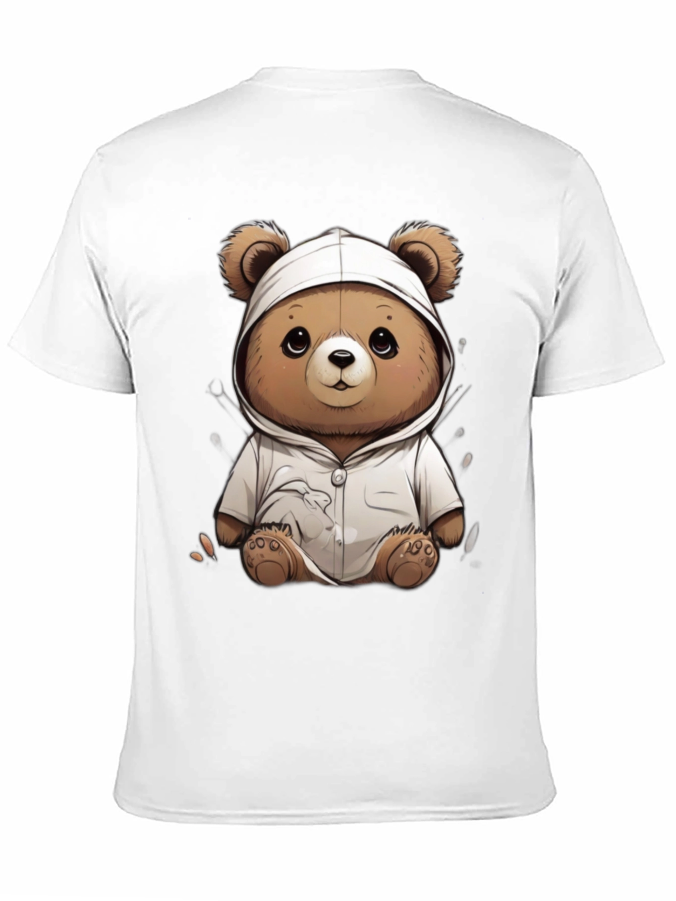 Teddy Bear Hoodie T-Shirt - Soft & Stylish