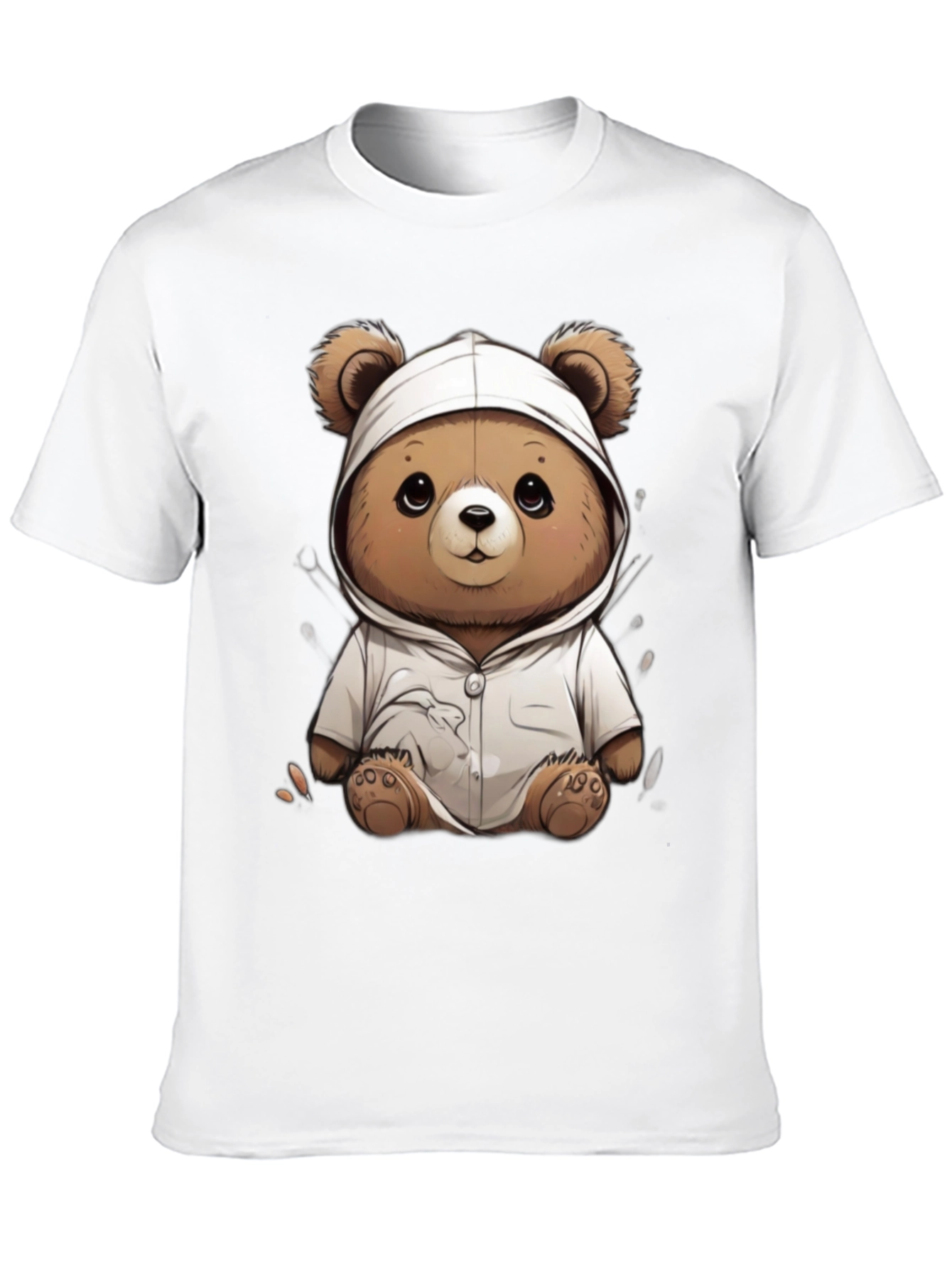 Teddy Bear Hoodie T-Shirt - Soft & Stylish