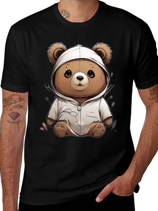 Teddy Bear Hoodie T-Shirt - Soft & Stylish