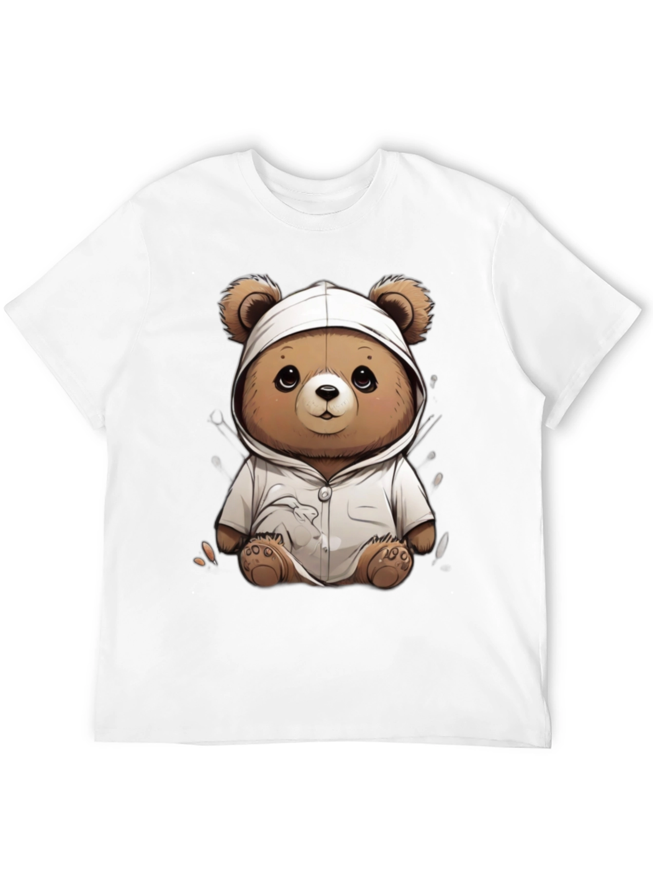 Teddy Bear Hoodie T-Shirt - Soft & Stylish