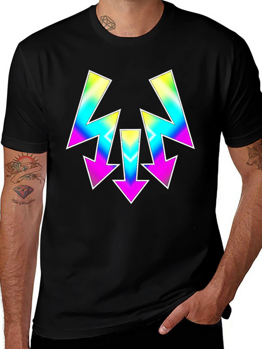 Retro Rainbow Arrow Graphic Tee