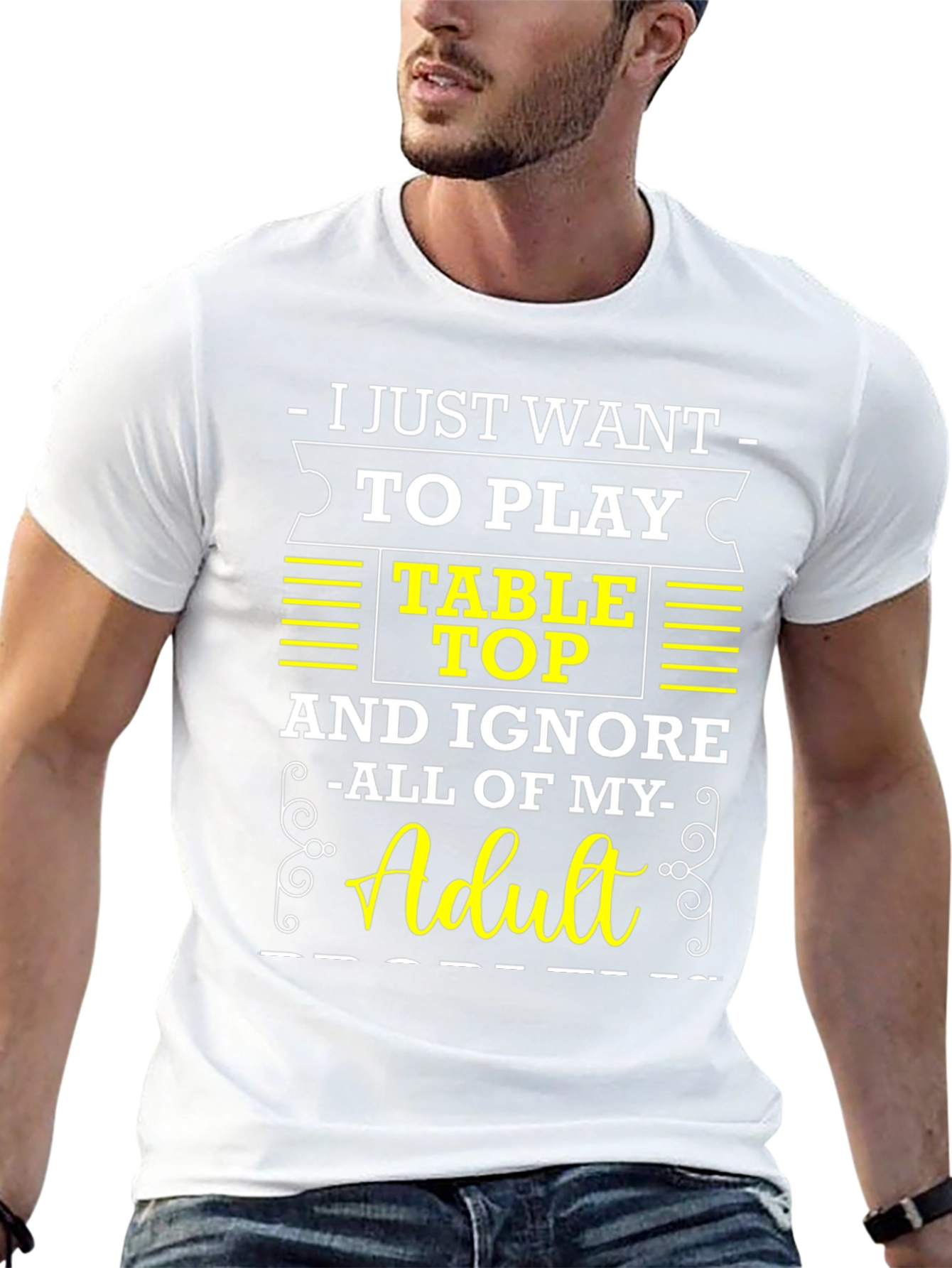 Table Top Gaming T-Shirt: Ignore Adulting!