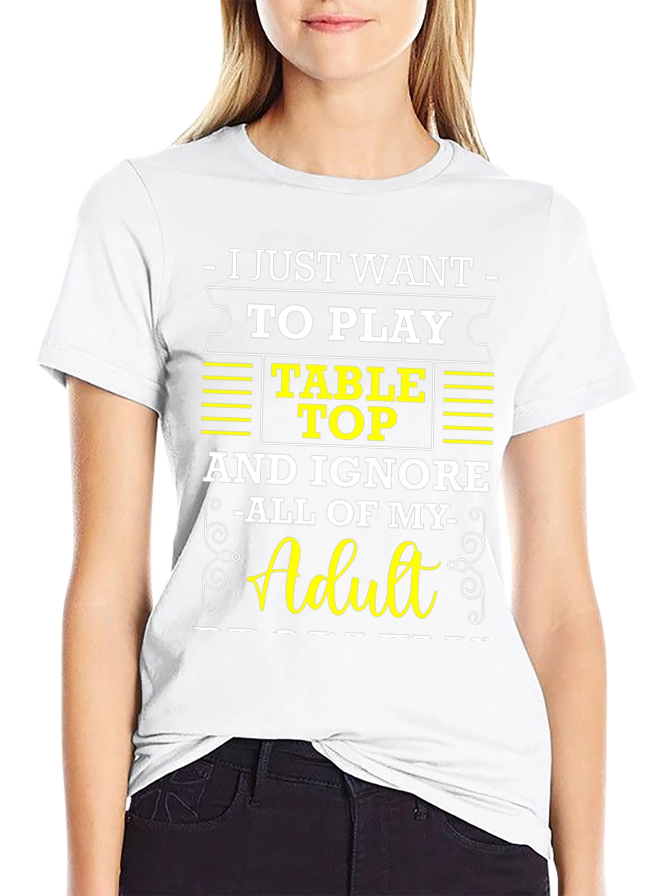 Table Top Gaming T-Shirt: Ignore Adulting!