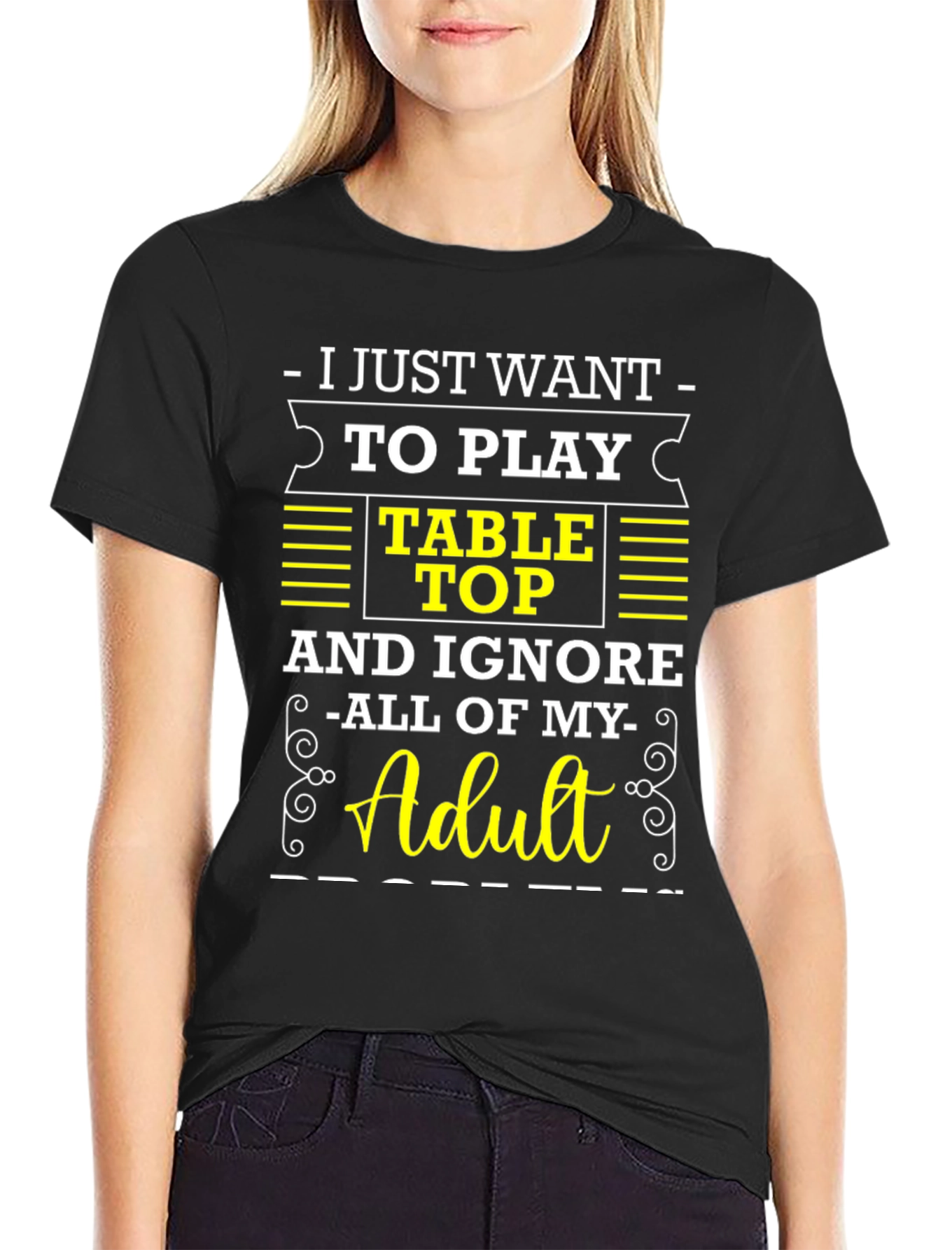 Table Top Gaming T-Shirt: Ignore Adulting!