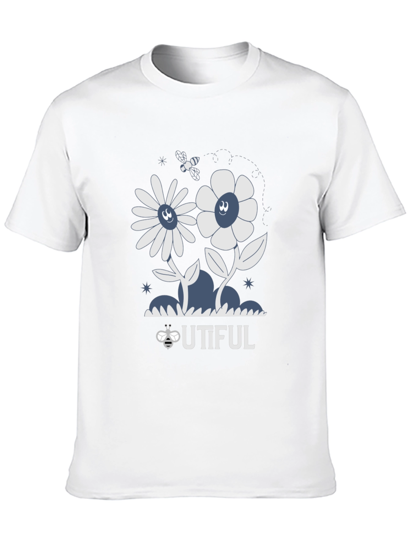 Bee-utiful Graphic Tee - Black Unisex Shirt