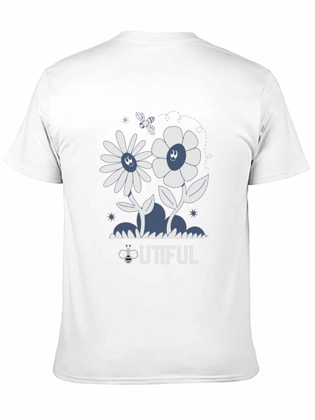 Bee-utiful Graphic Tee - Black Unisex Shirt