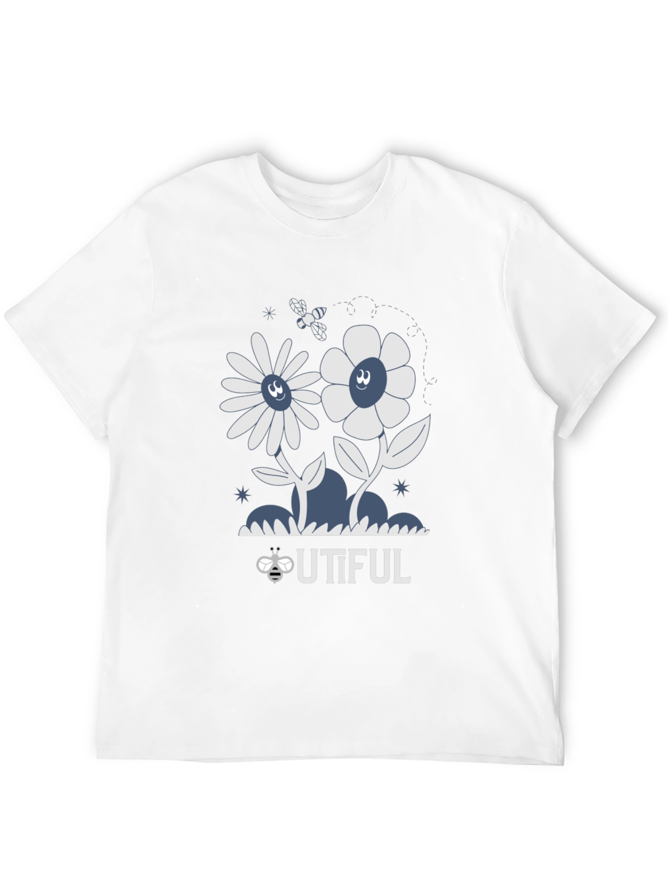 Bee-utiful Graphic Tee - Black Unisex Shirt