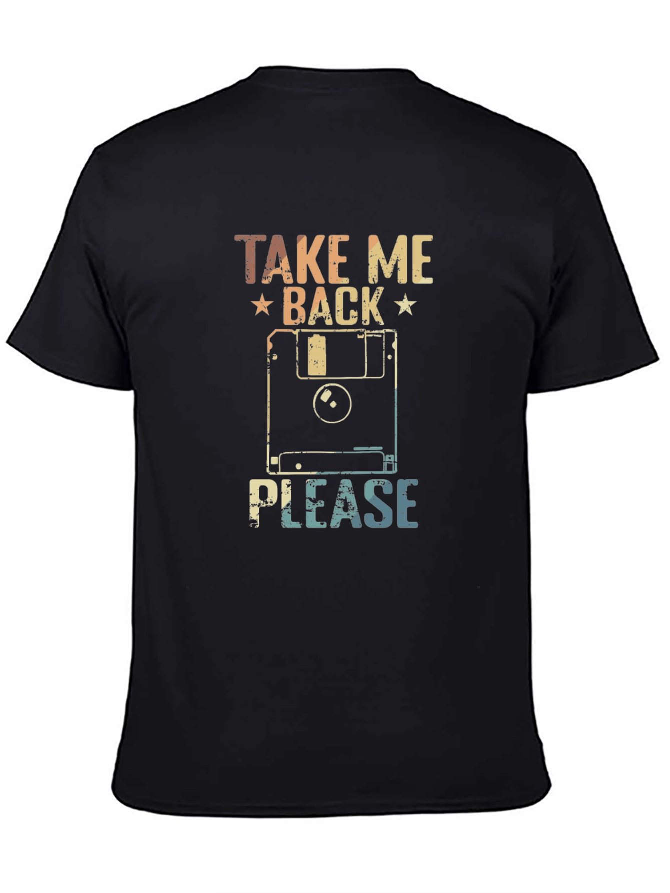 Retro Floppy Disk T-Shirt - Take Me Back Please!
