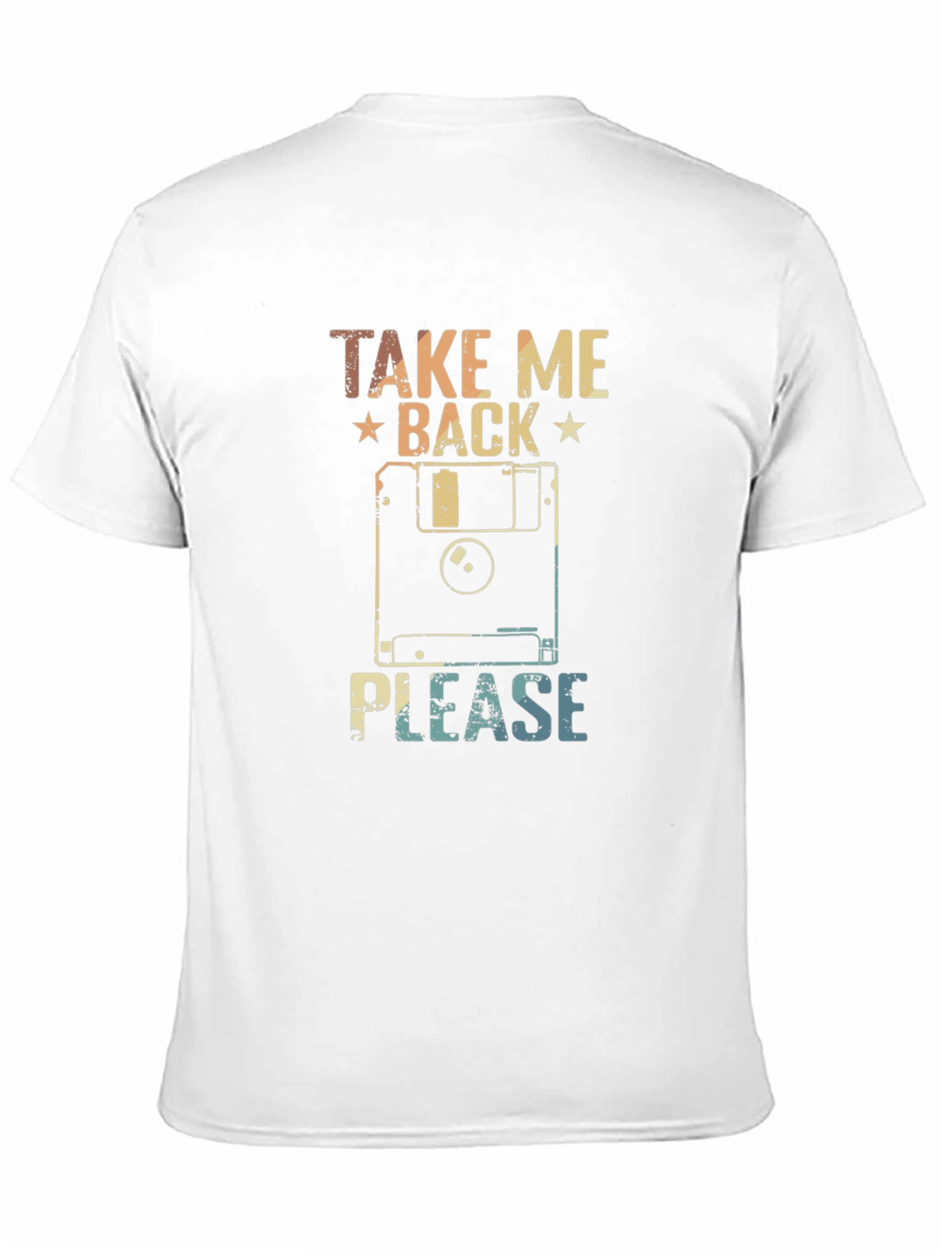Retro Floppy Disk T-Shirt - Take Me Back Please!