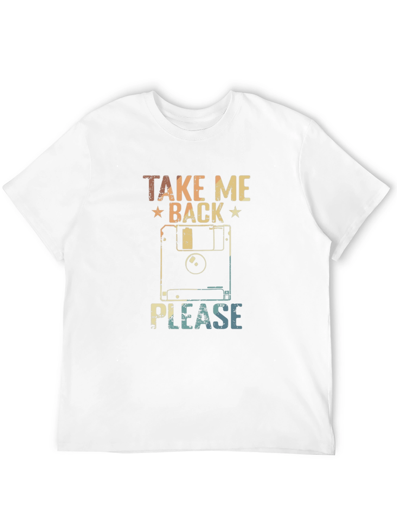 Retro Floppy Disk T-Shirt - Take Me Back Please!
