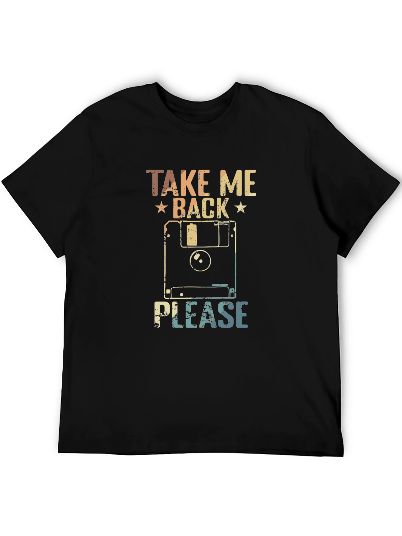 Retro Floppy Disk T-Shirt - Take Me Back Please!
