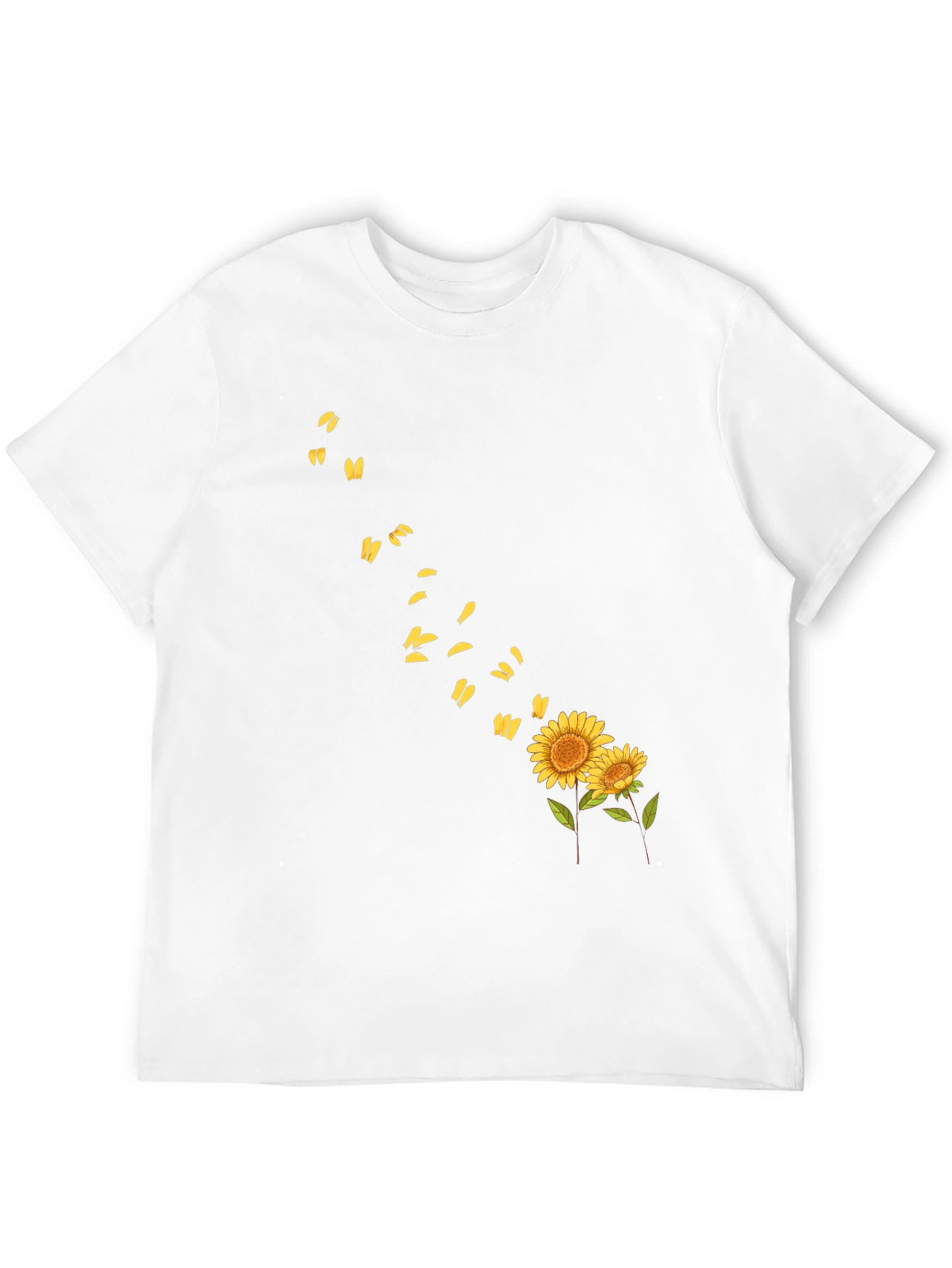Sunflower Graphic Black T-Shirt