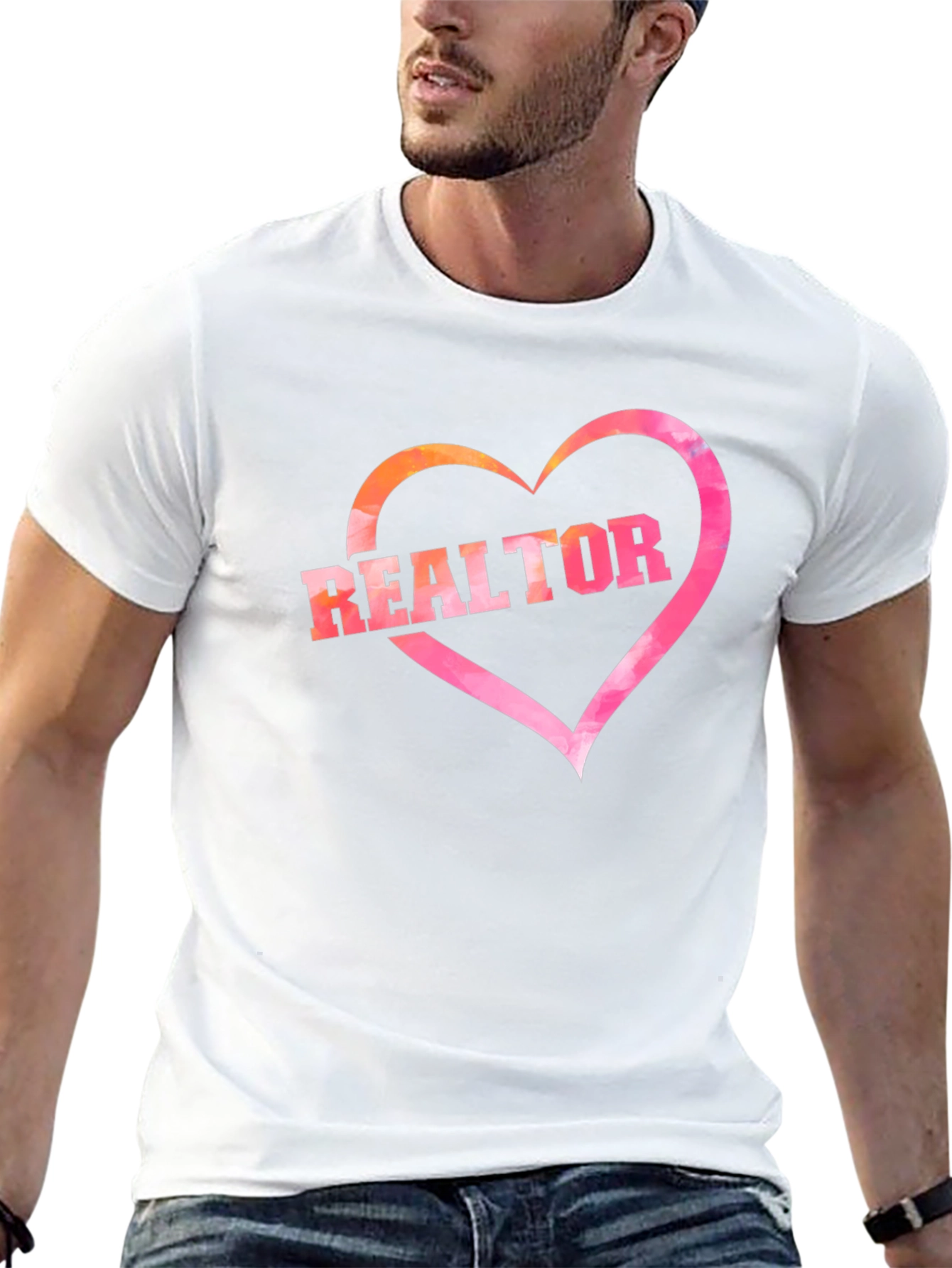 Realtor Heart Graphic T-Shirt