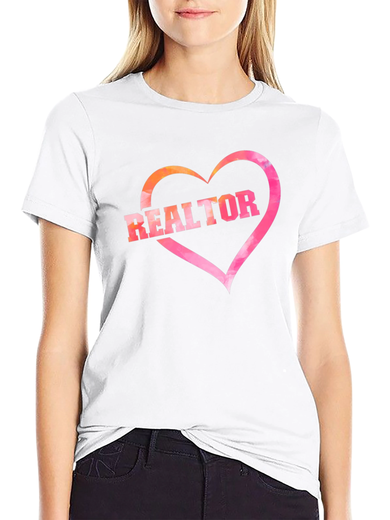 Realtor Heart Graphic T-Shirt