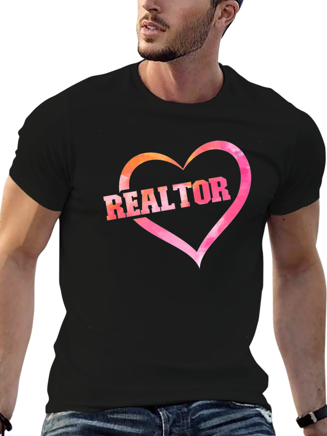 Realtor Heart Graphic T-Shirt