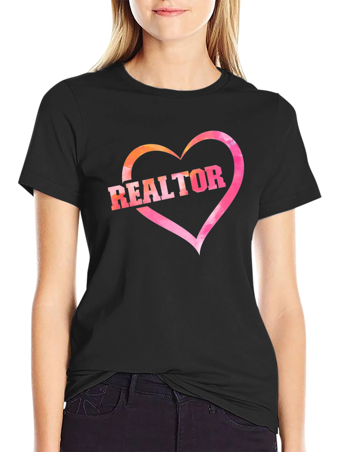 Realtor Heart Graphic T-Shirt