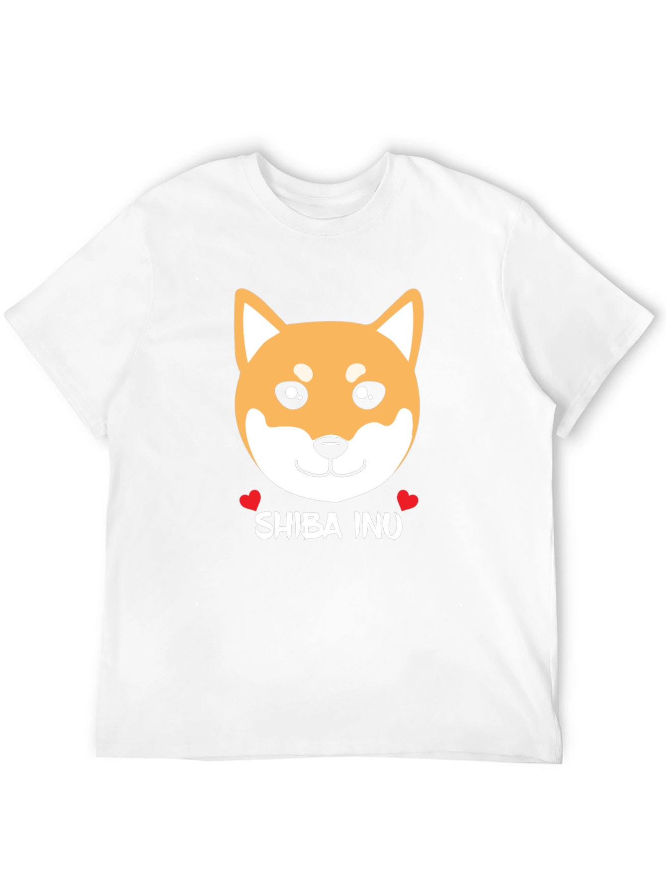 Shiba Inu Dog Graphic Print T-Shirt