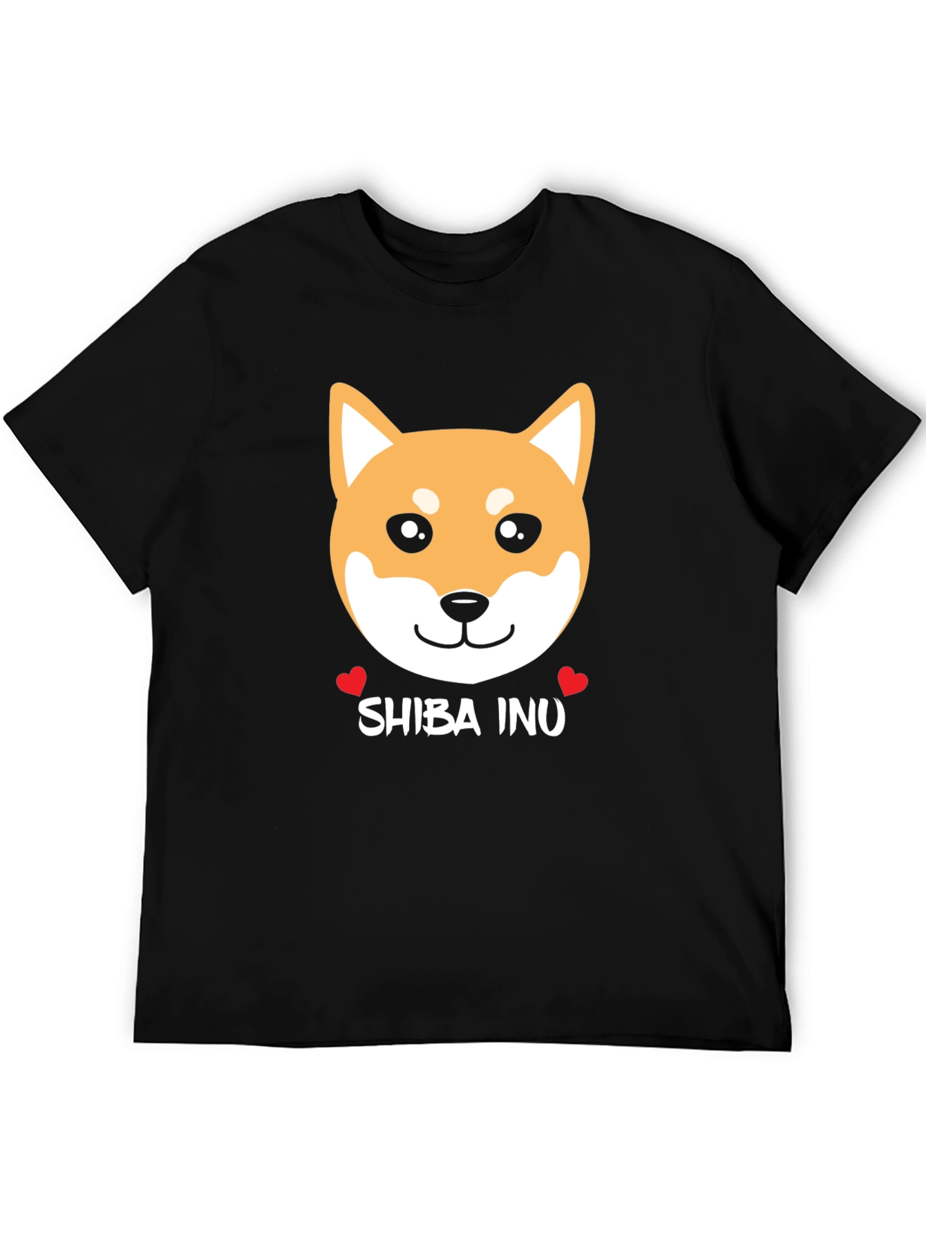 Shiba Inu Dog Graphic Print T-Shirt