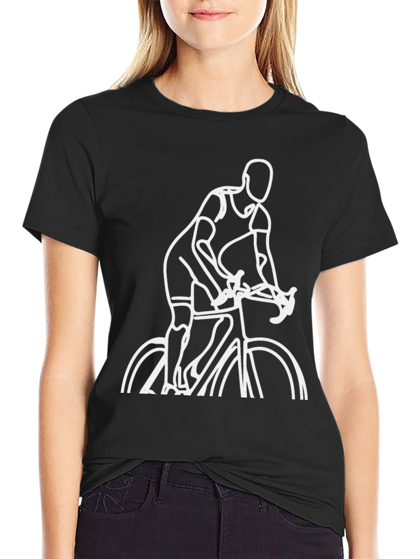 Cycling T-Shirt - Minimalist Design