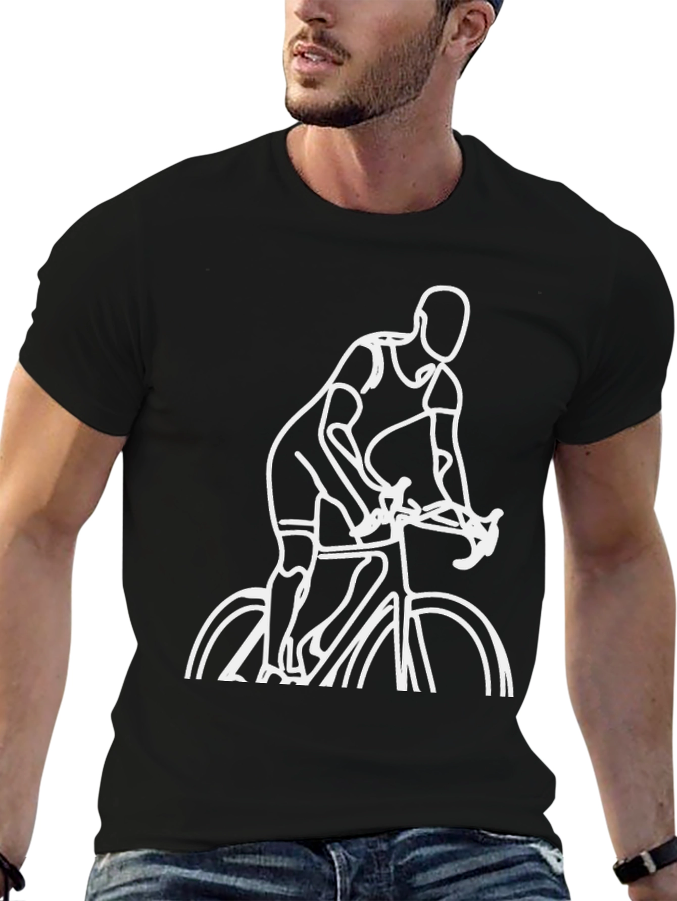 Cycling T-Shirt - Minimalist Design