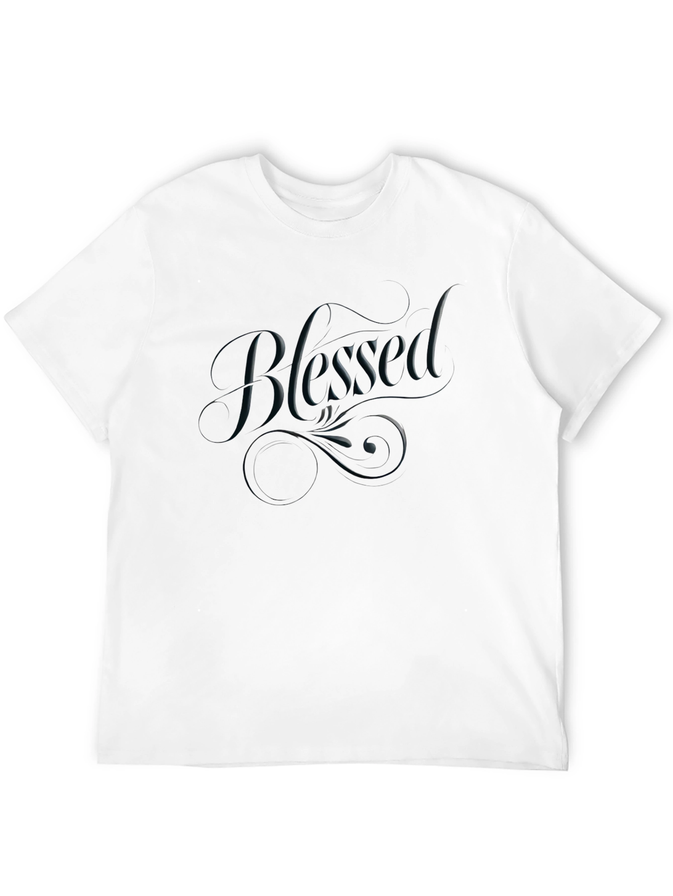 Blessed Black T-Shirt - Elegant Style
