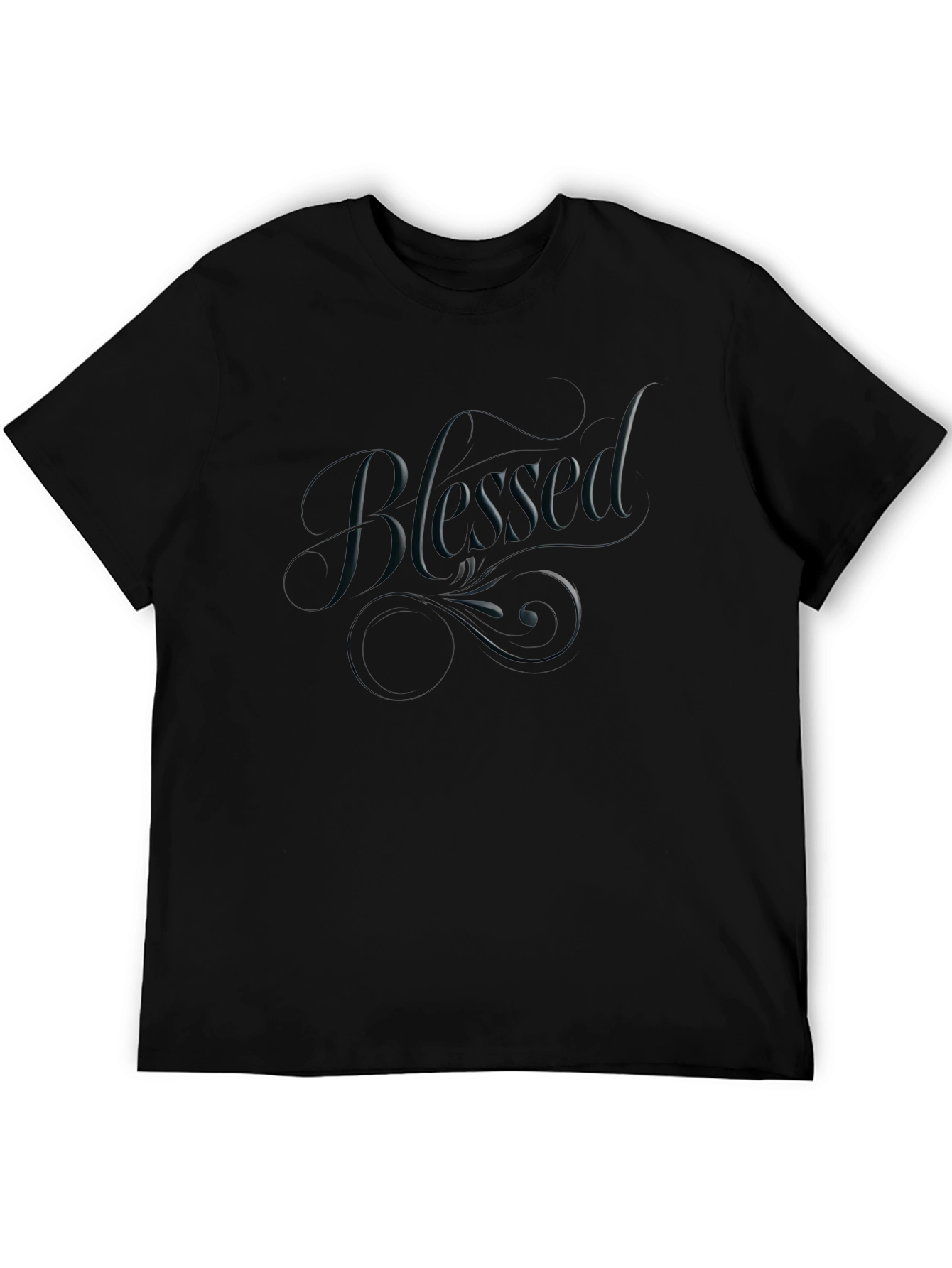 Blessed Black T-Shirt - Elegant Style