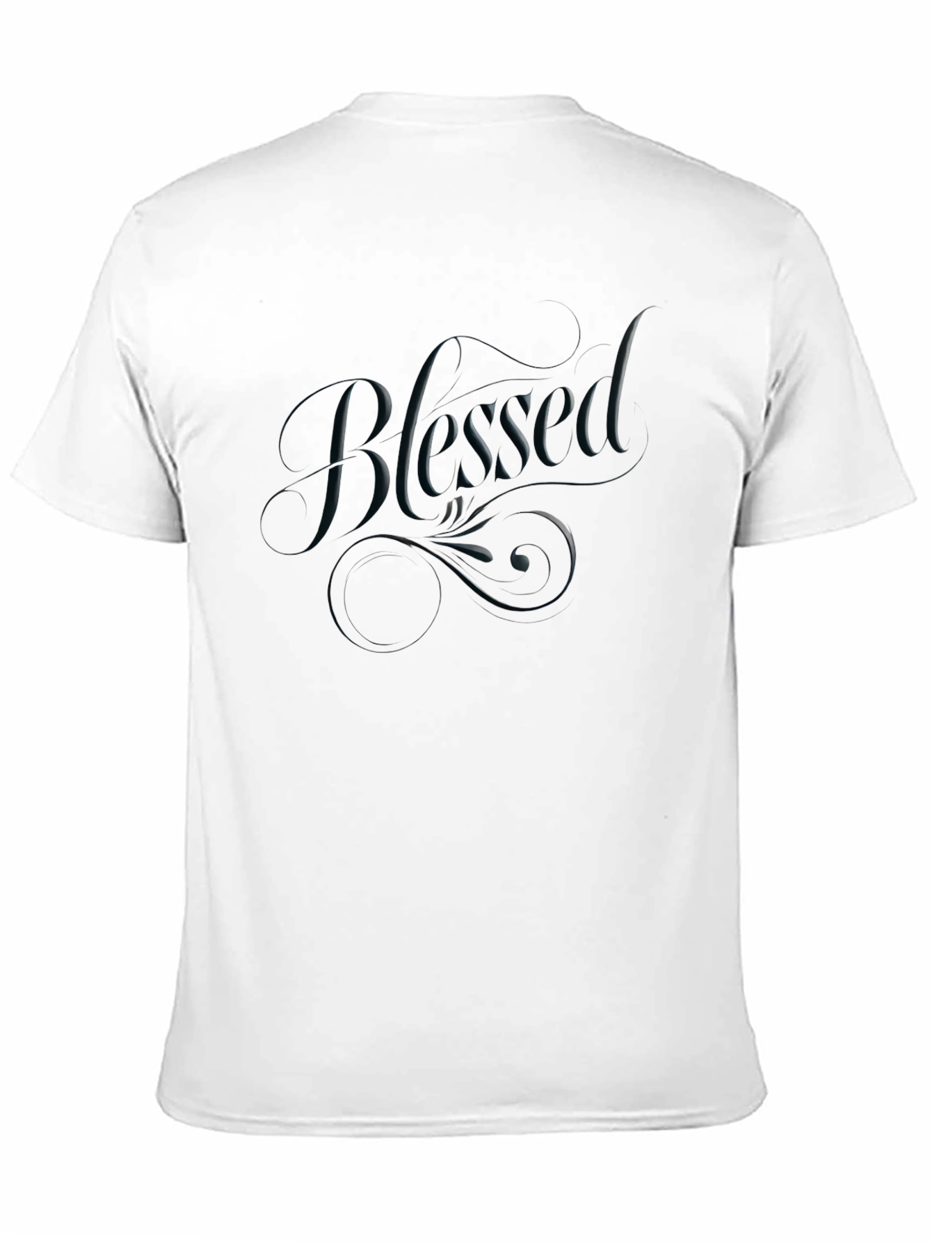 Blessed Black T-Shirt - Elegant Style
