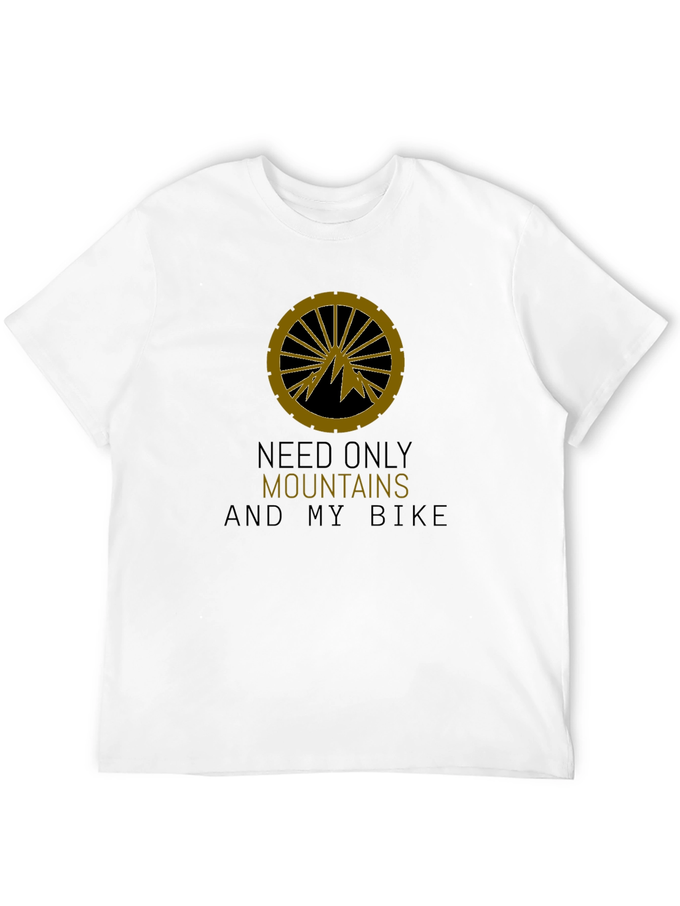 Mountains & Bike T-Shirt: Adventure Ready!