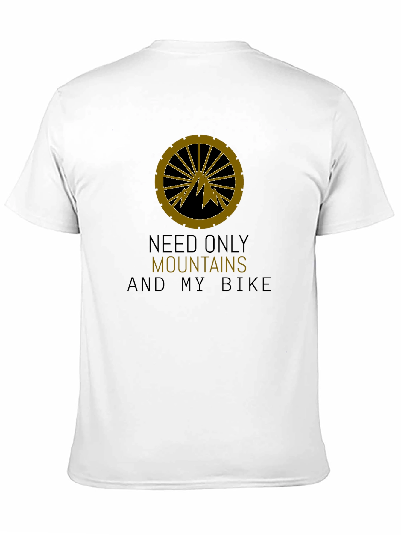 Mountains & Bike T-Shirt: Adventure Ready!