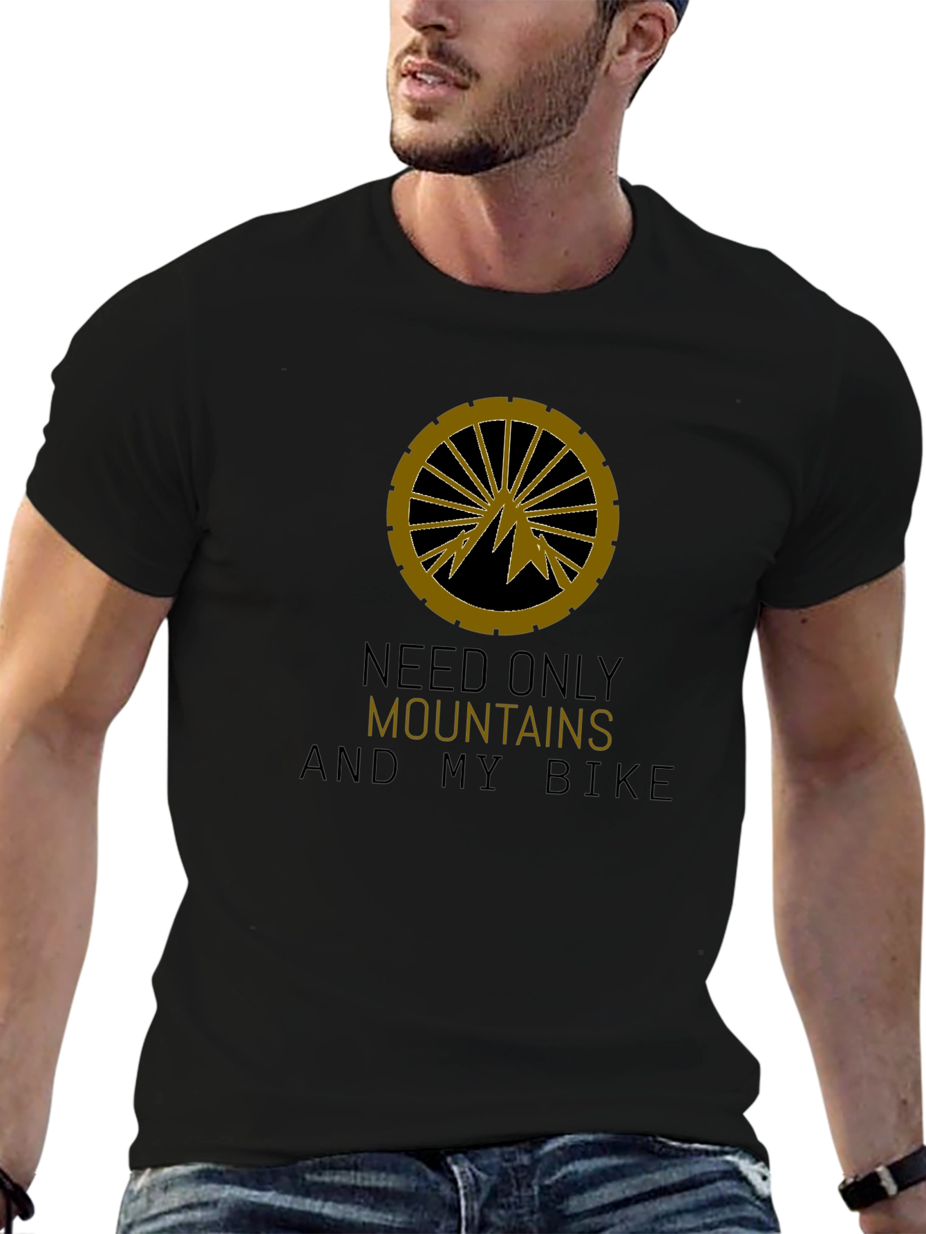 Mountains & Bike T-Shirt: Adventure Ready!