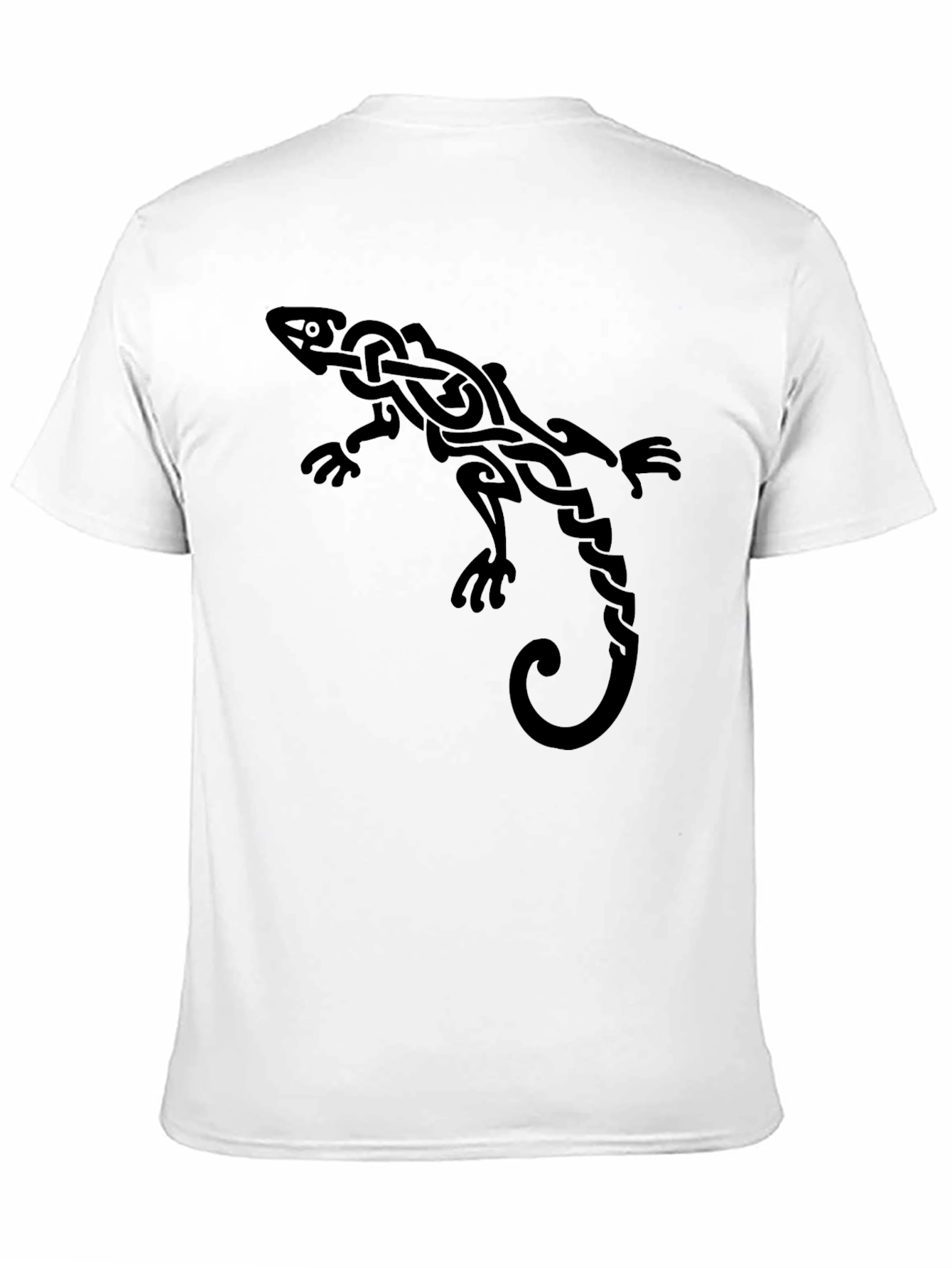 Celtic Lizard Graphic Tee - Black