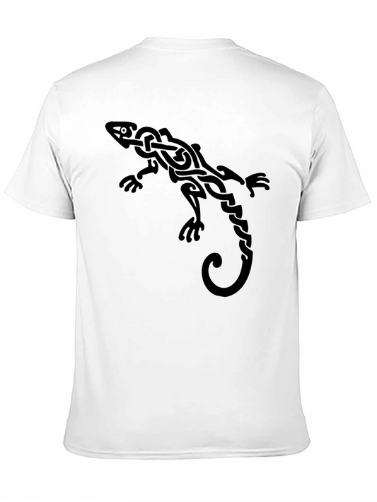 Celtic Lizard Graphic Tee - Black